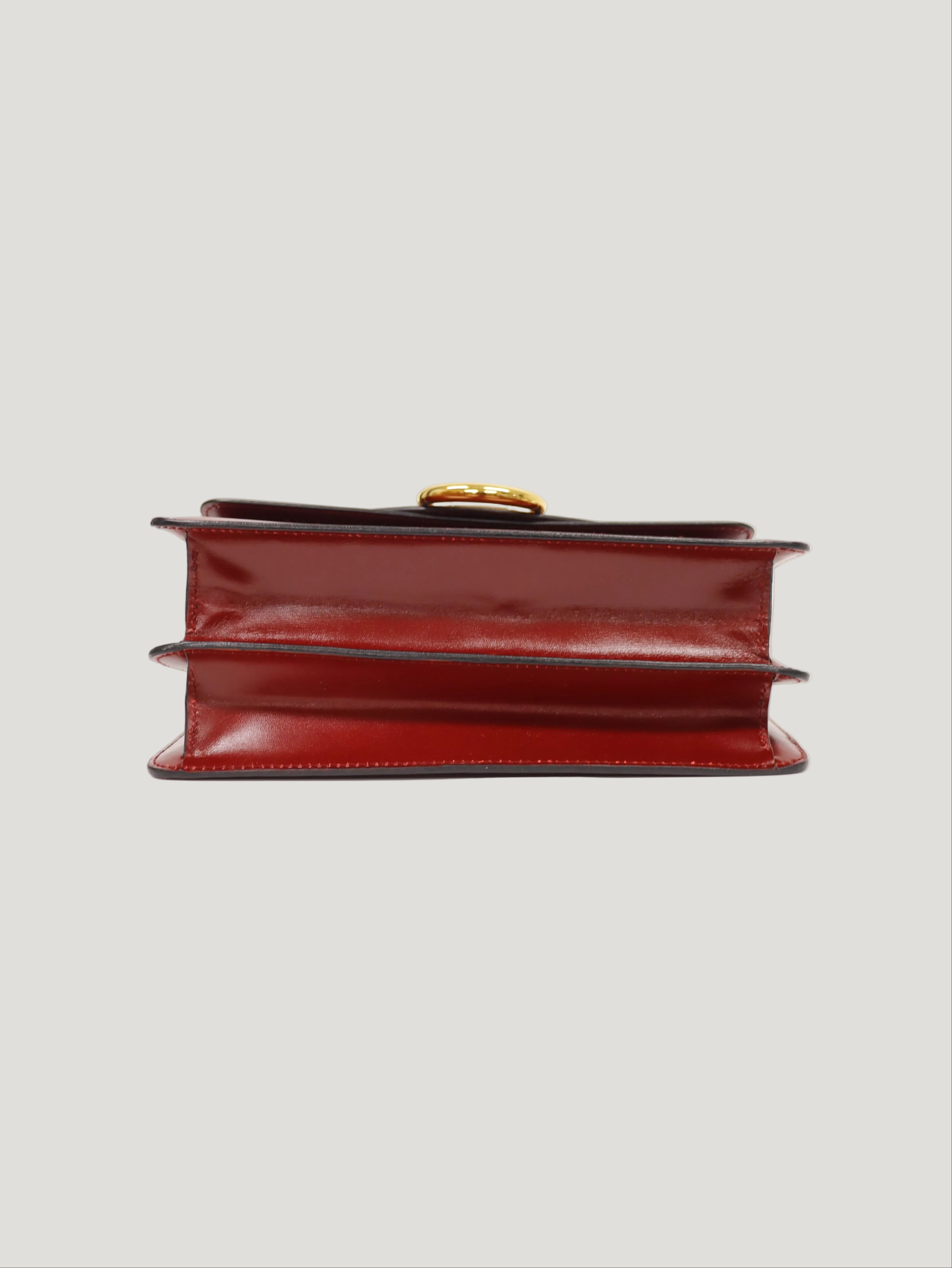 Gancini Flap Handbag