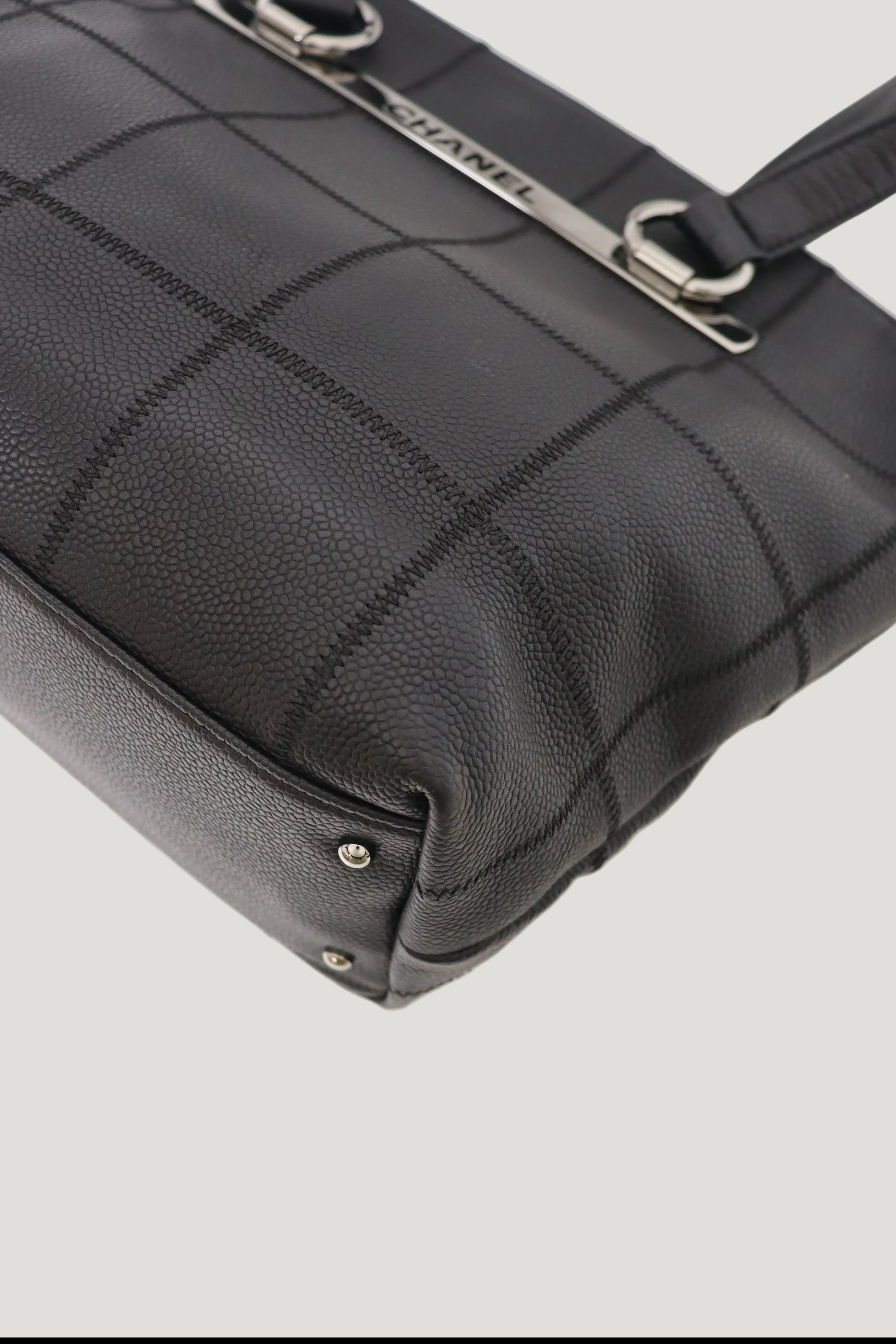 Chocolate Bar Caviar Skin Tote Bag