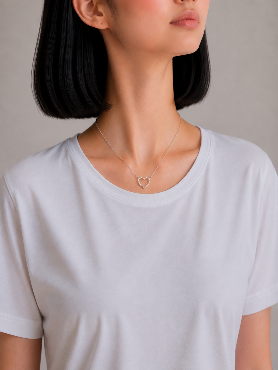 Twisted Heart Necklace