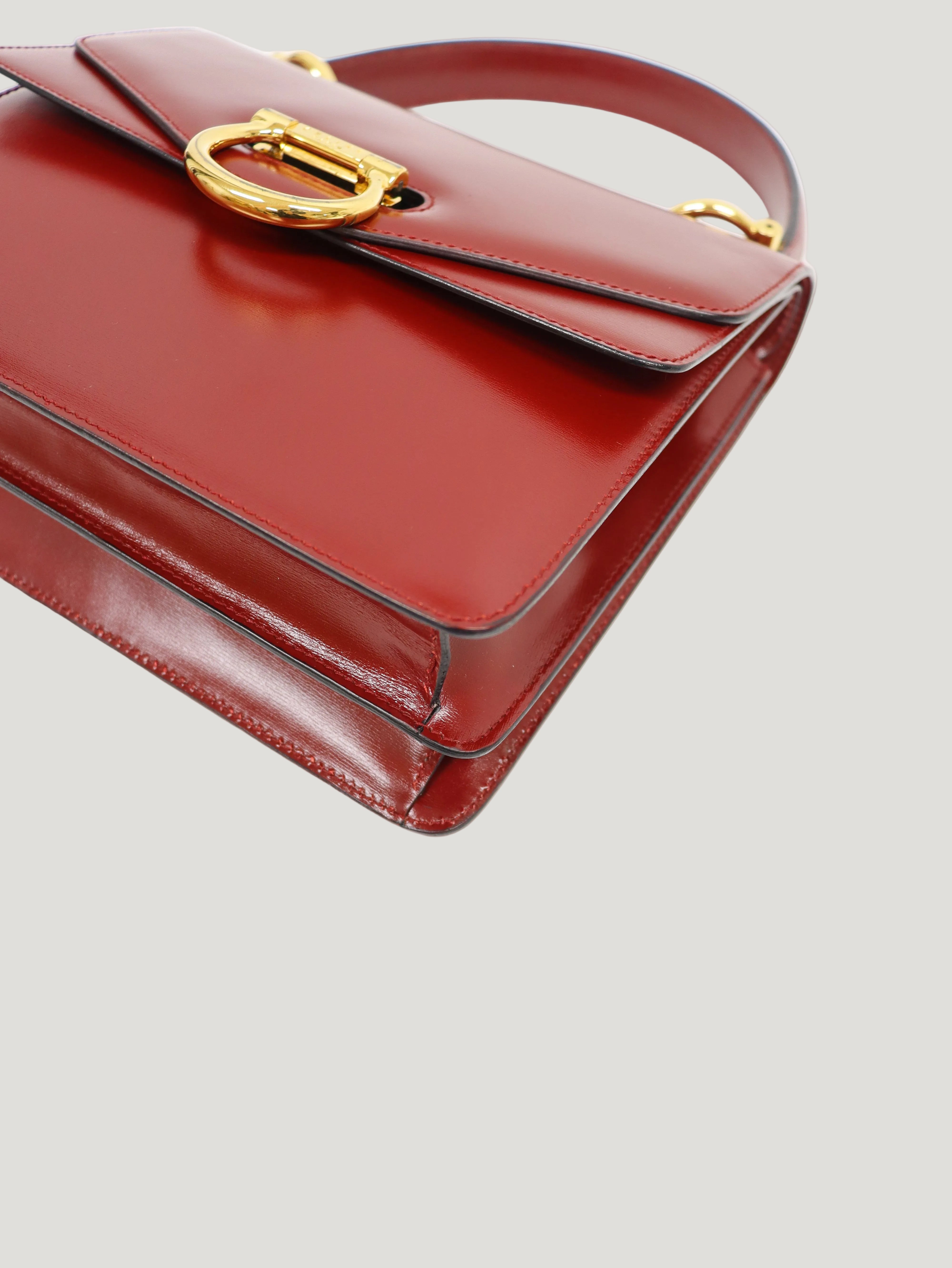 Gancini Flap Handbag