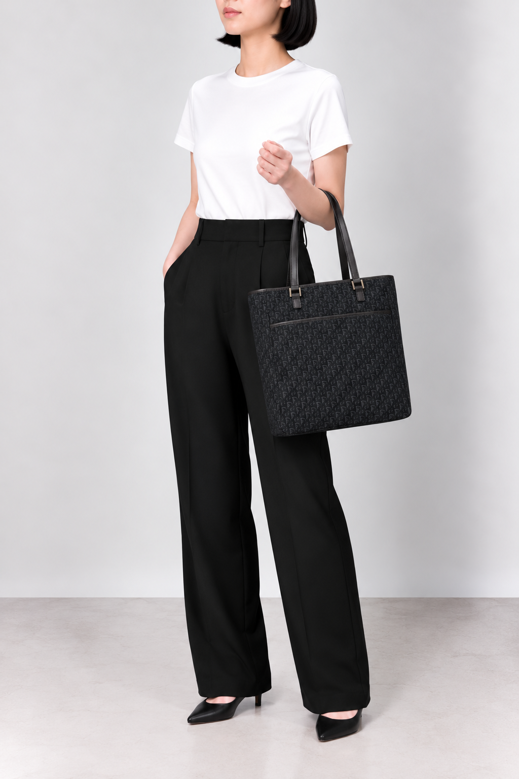 Trotter-pattern tote bag