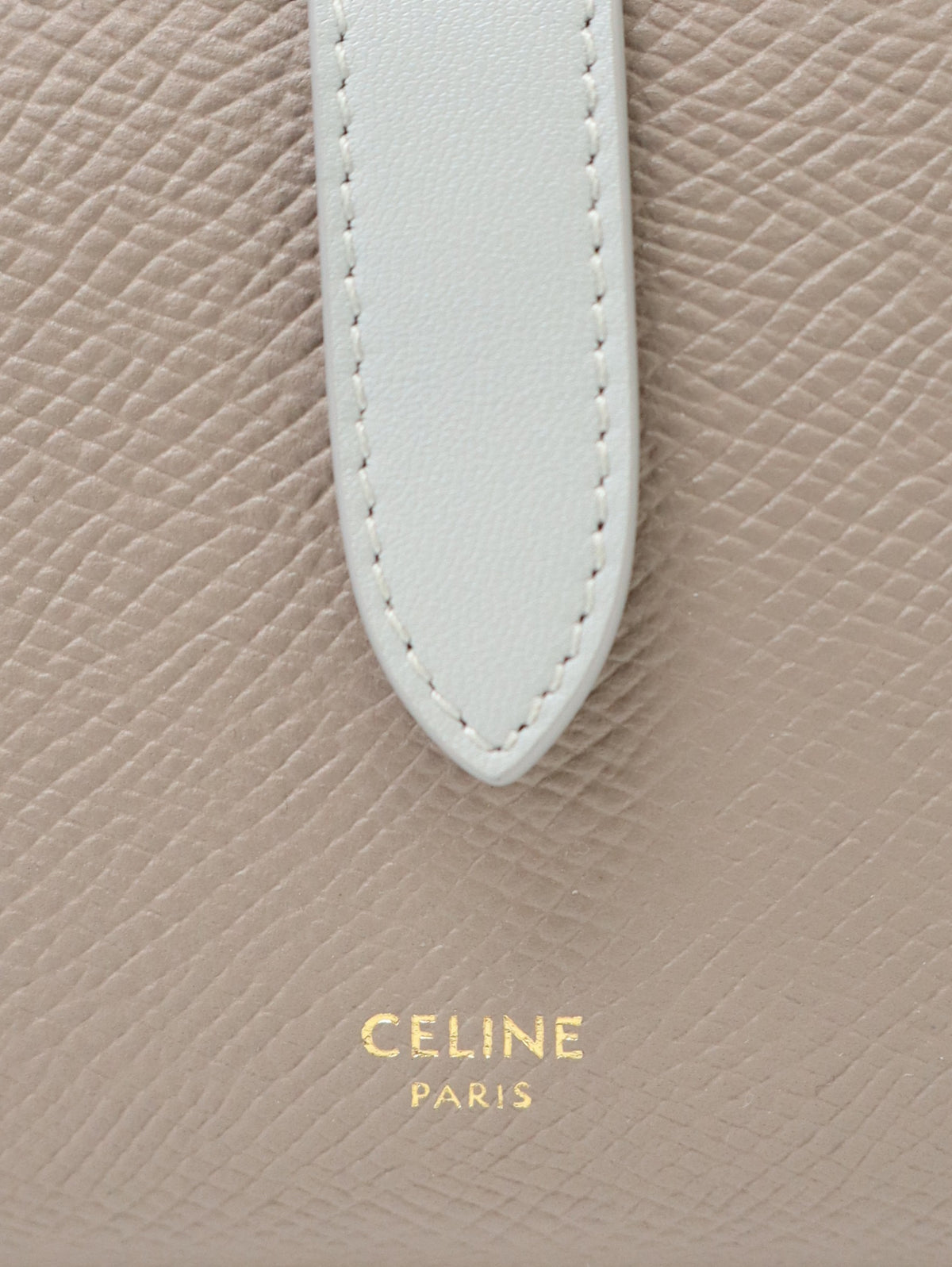 Logo Leather Compact Wallet