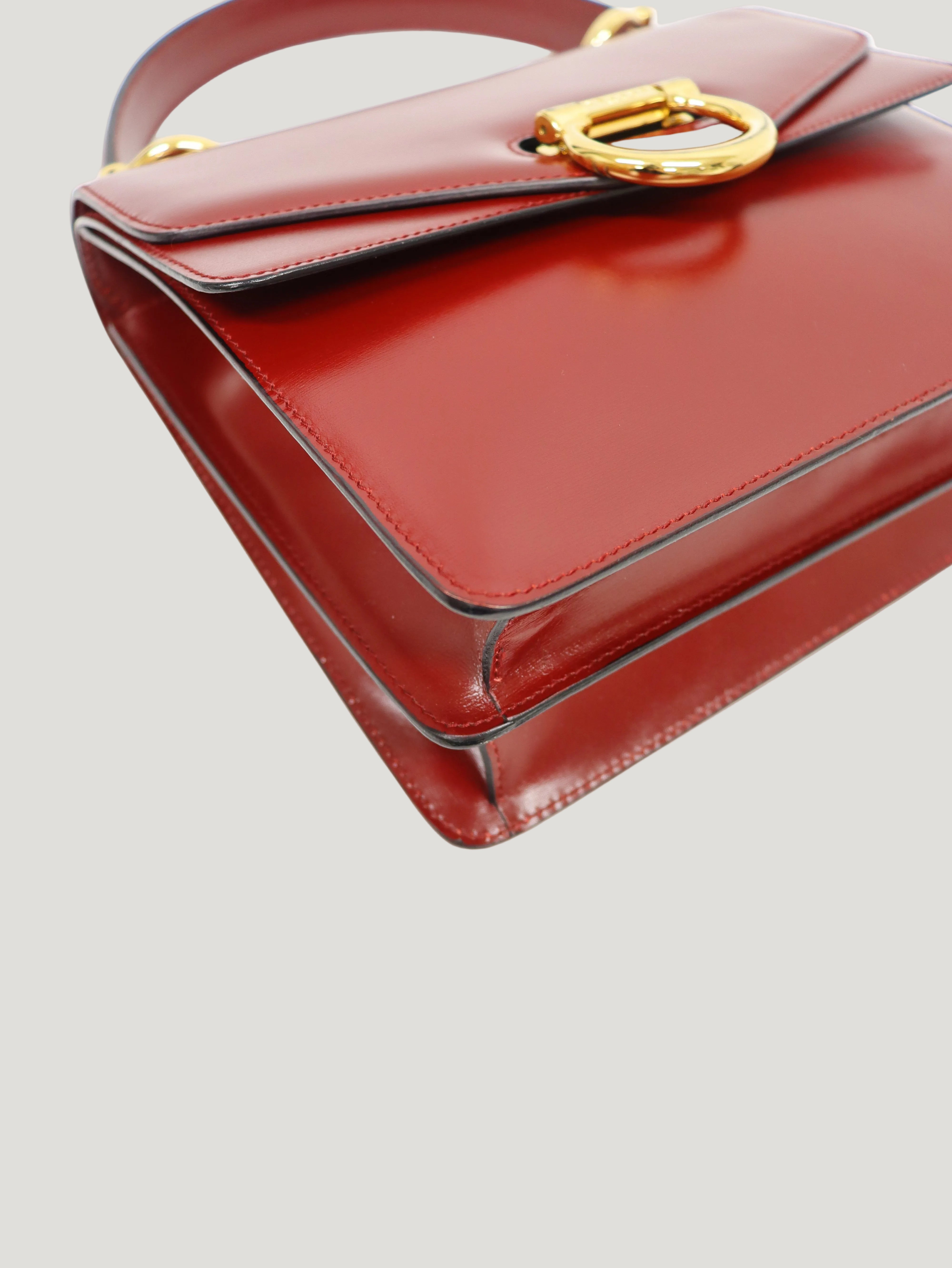 Gancini Flap Handbag