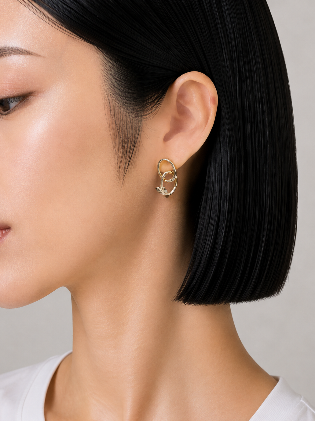 Double hoop earrings