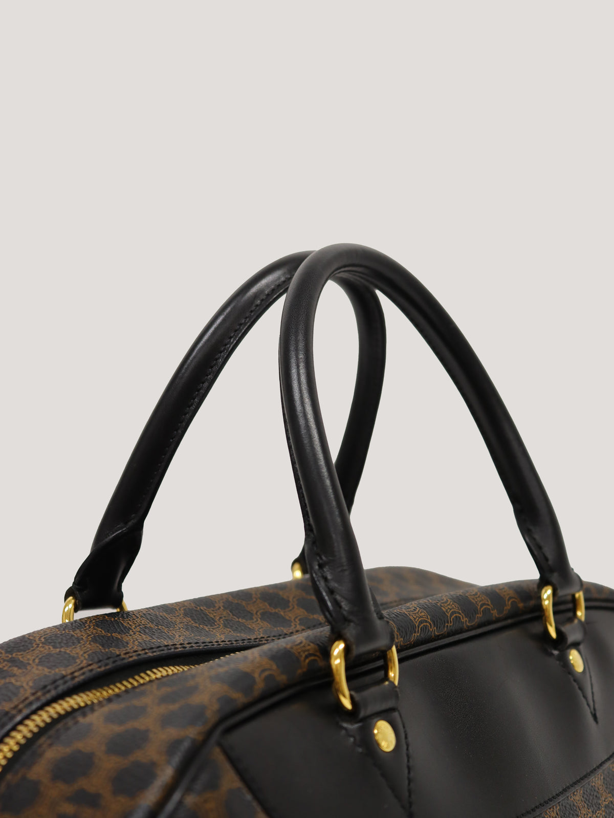 Macadam Pattern Boston Bag