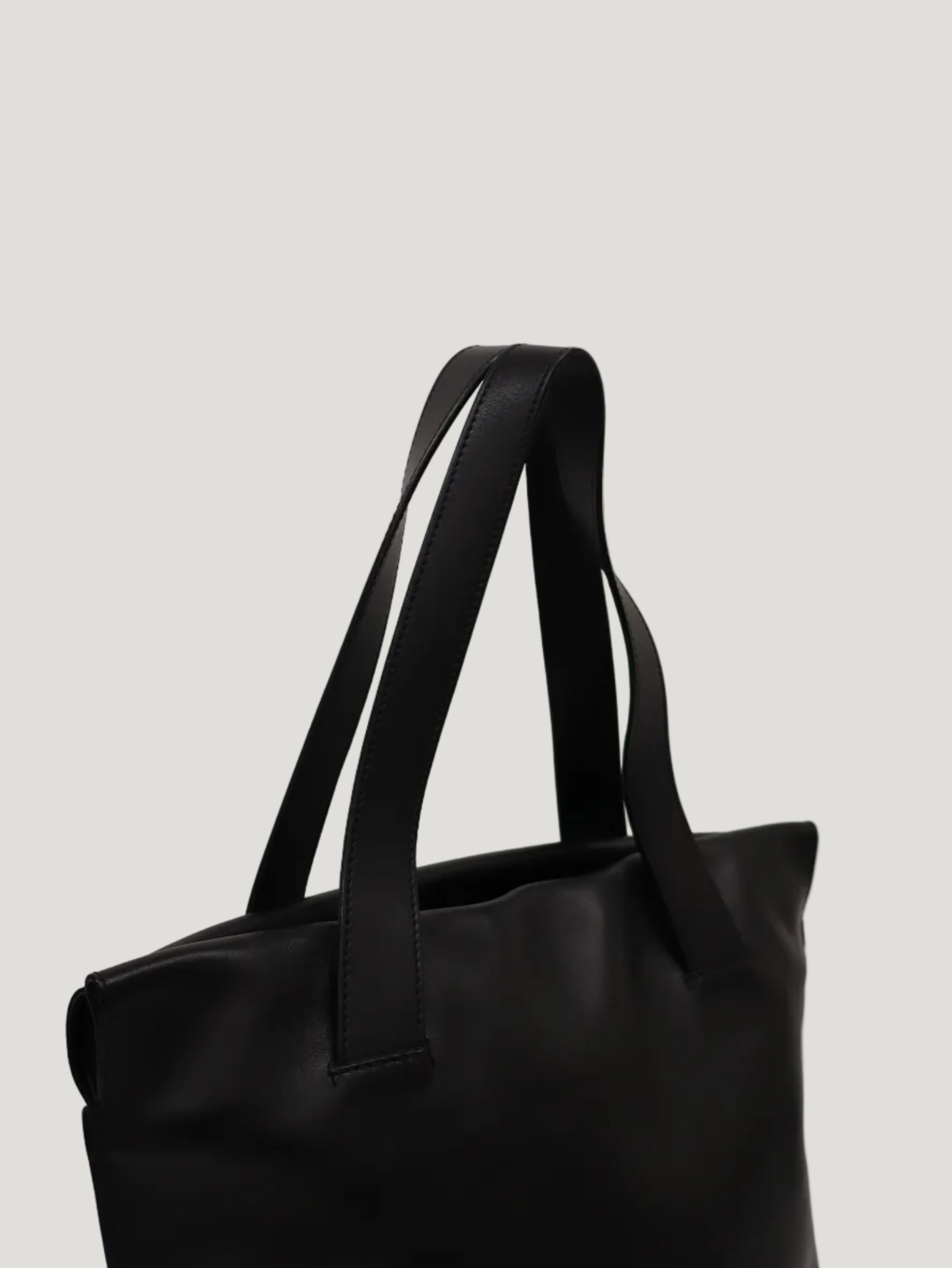 Anagram leather tote bag