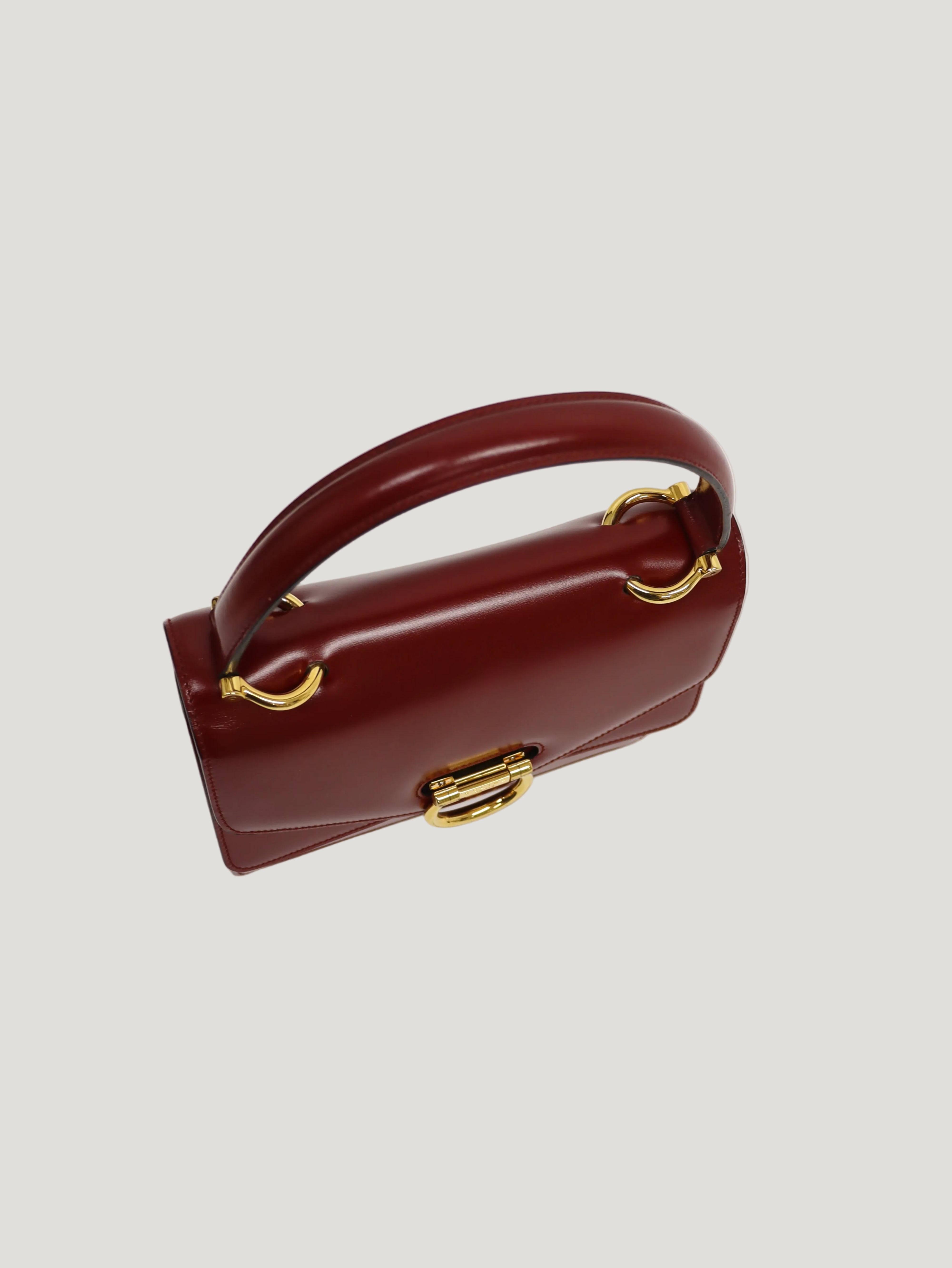 Gancini Flap Handbag