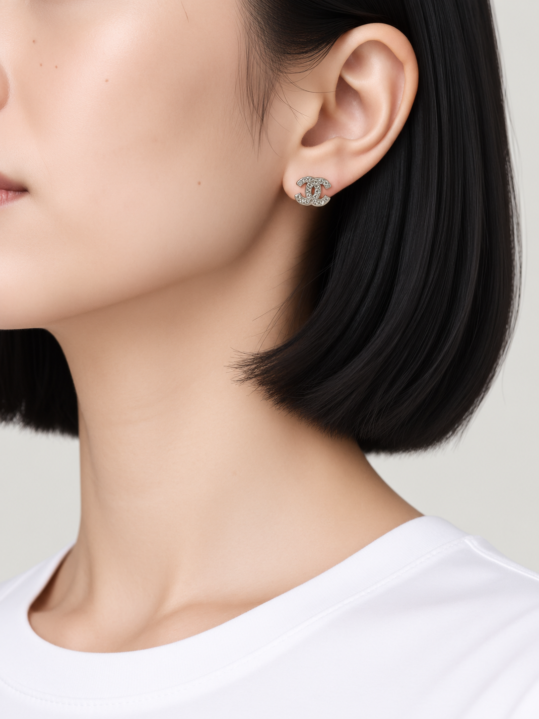 COCO rhinestone mini earrings