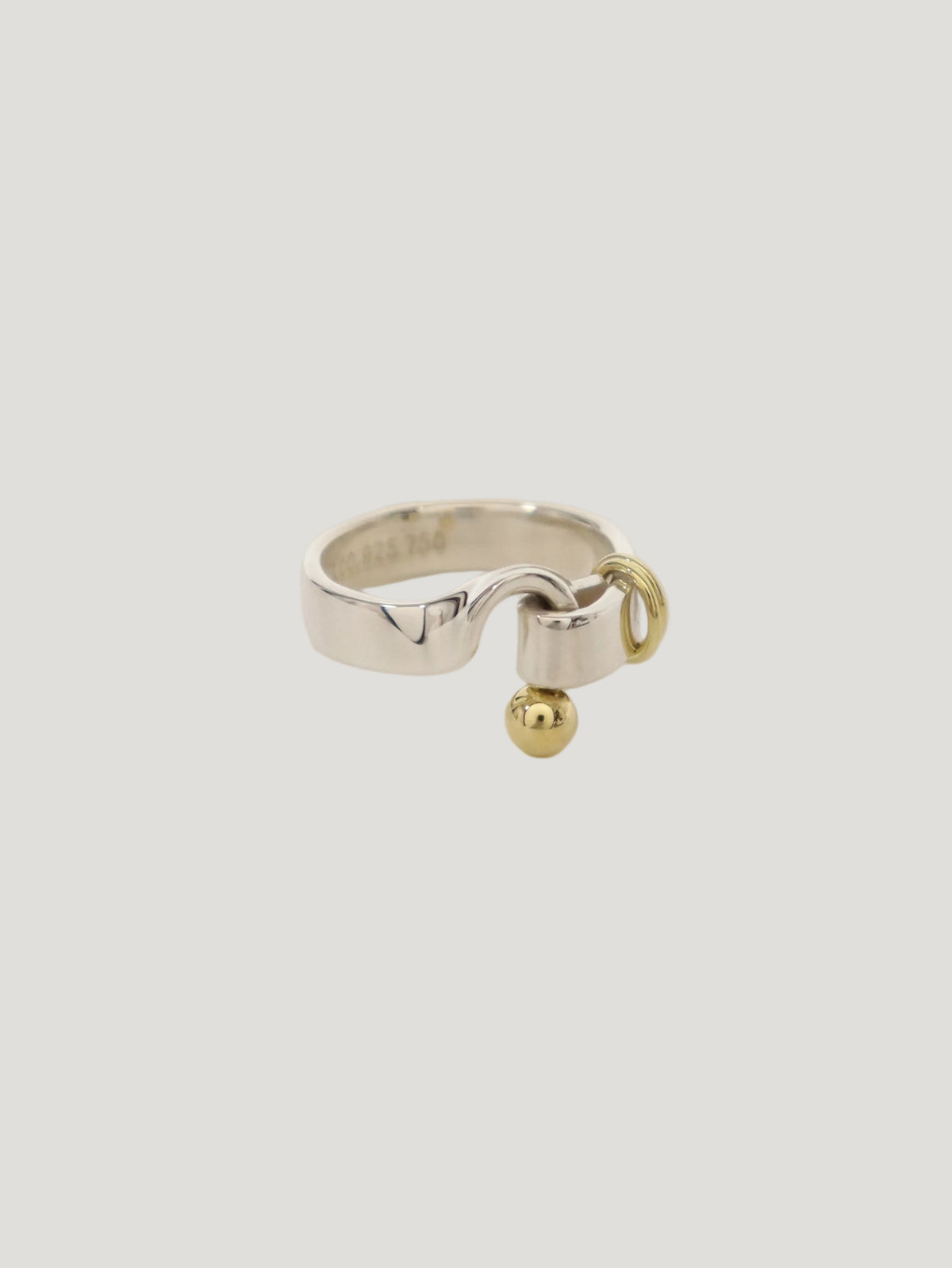 Hook and eye ring