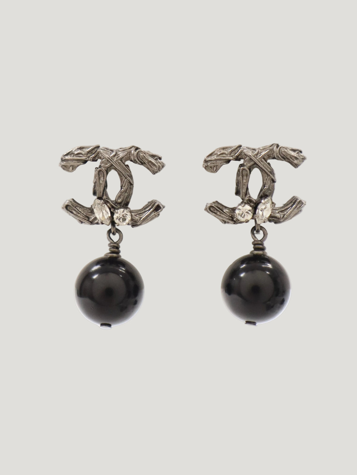 COCO Rhinestone Swing Pierced Earrings
