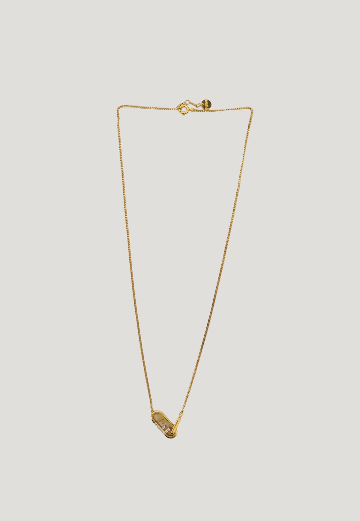 O-Lock rhinestone necklace