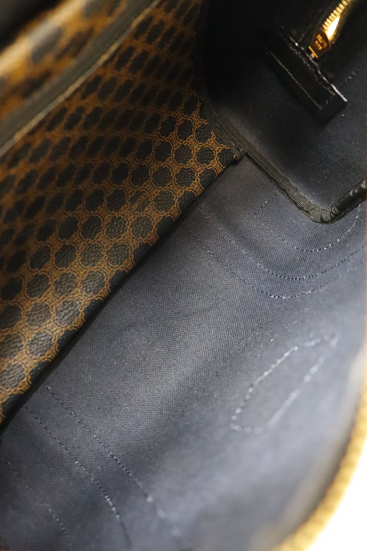 Macadam Pattern Blazon Embossed Boston Bag