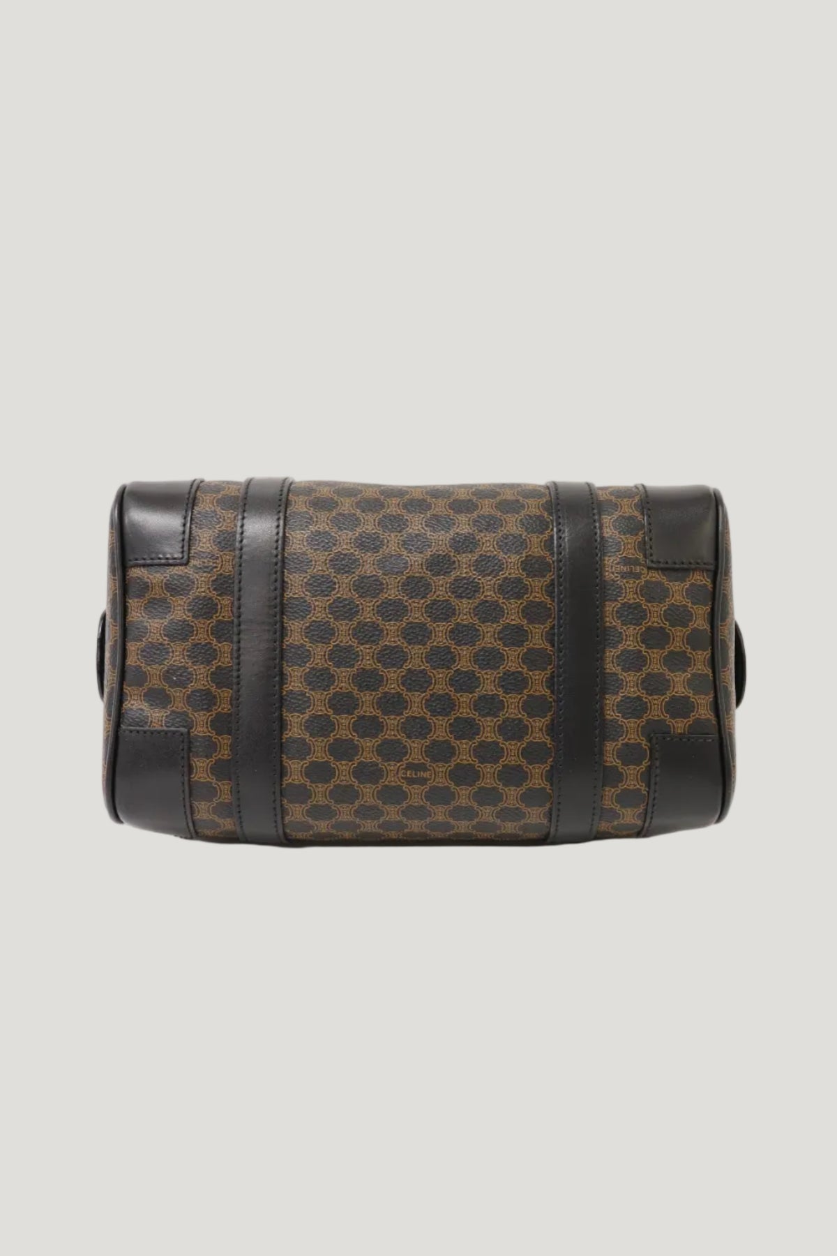 Macadam Pattern Blazon Embossed Boston Bag
