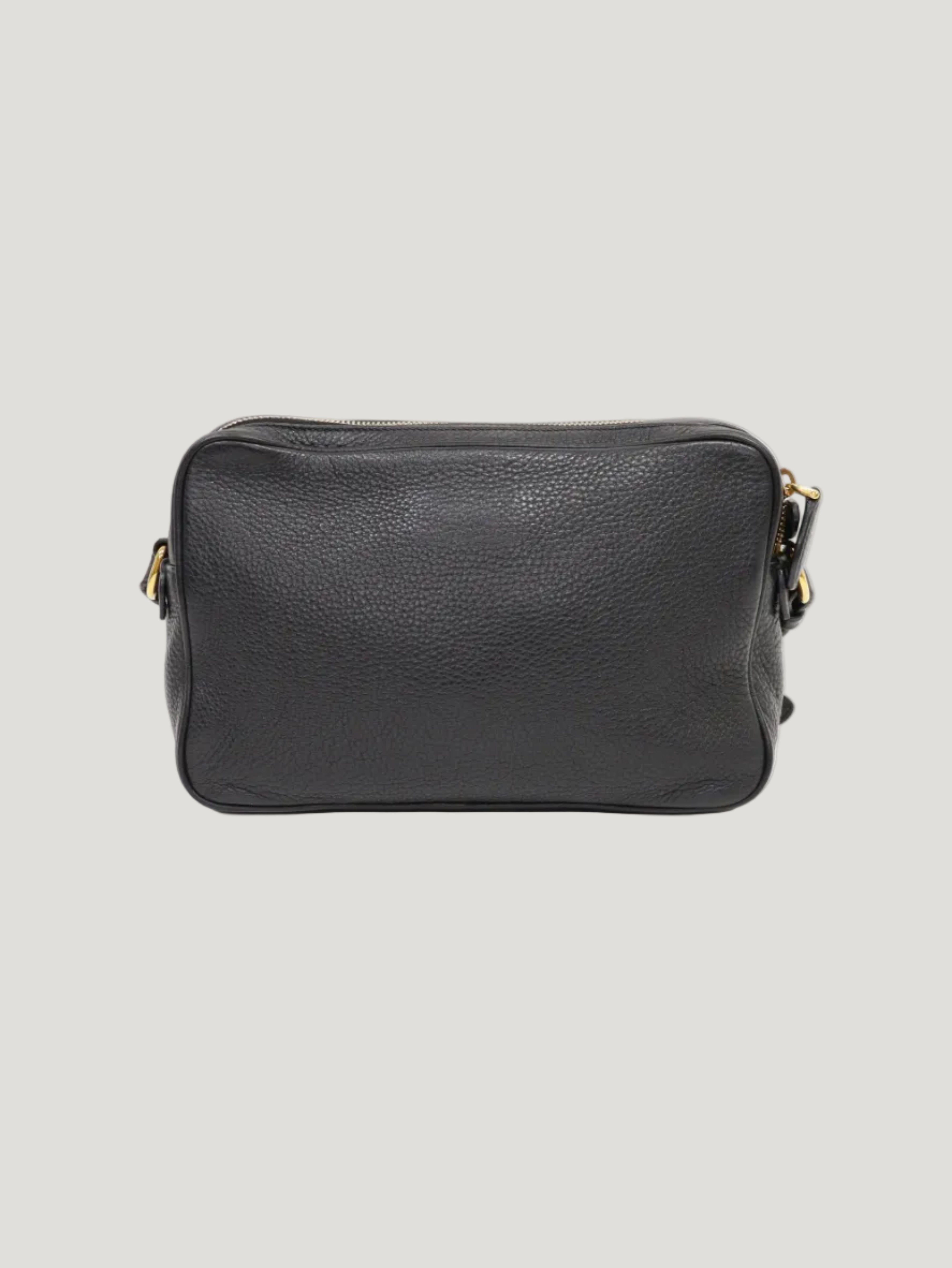 三角ロゴ金具レザーショルダーバッグ – Hedy