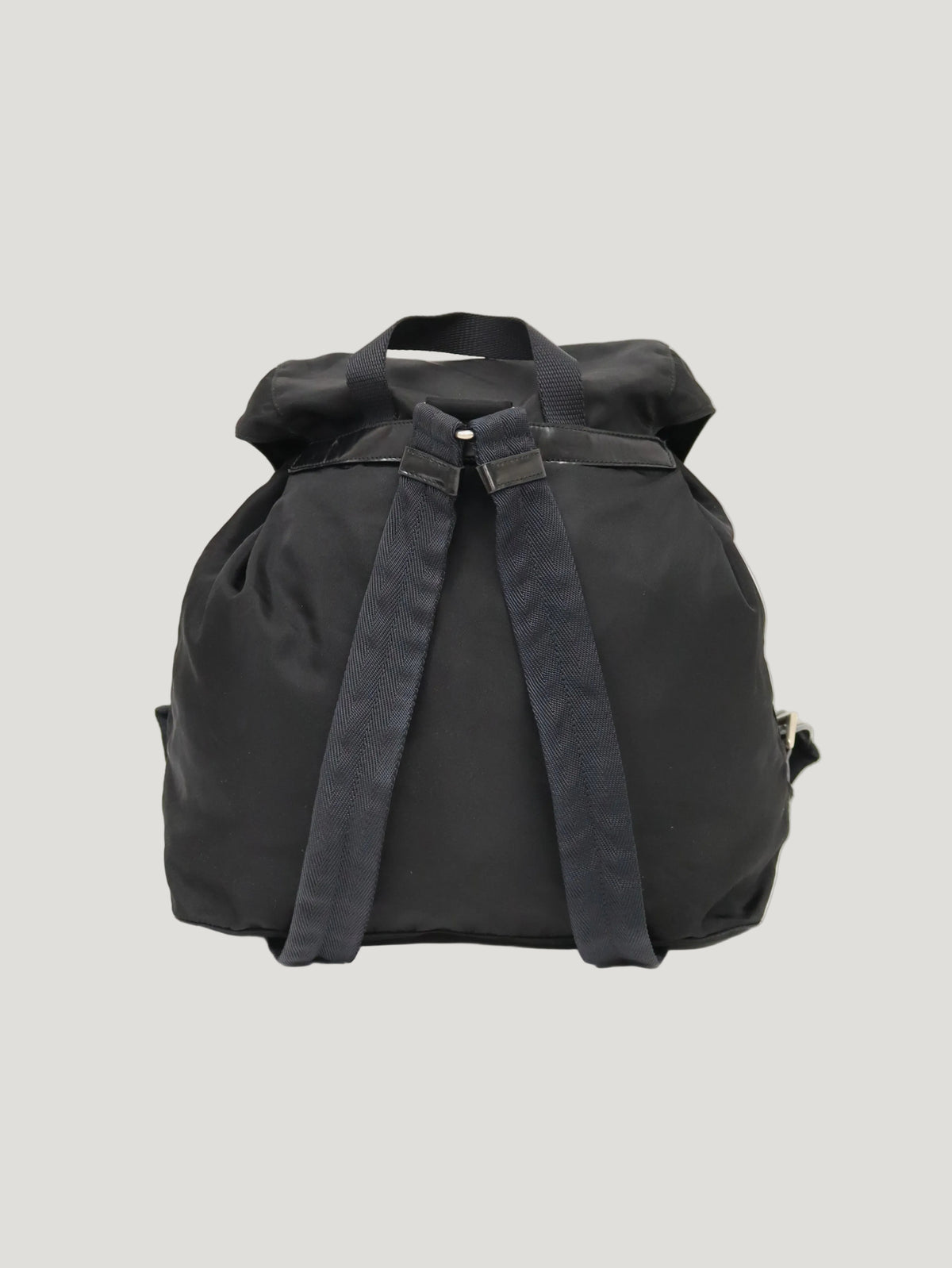 Triangular Logo Nylon Backpack