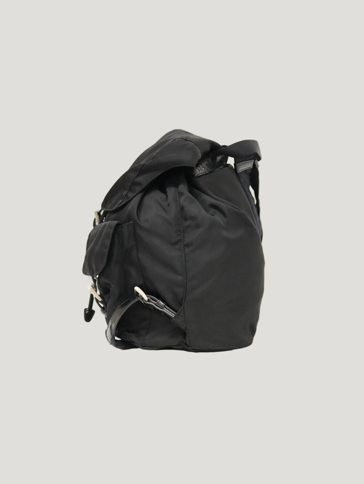 Triangular Logo Nylon Backpack