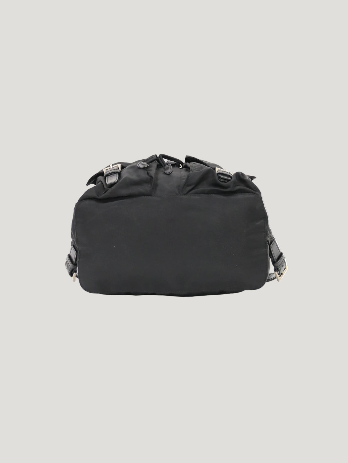 Triangular Logo Nylon Backpack