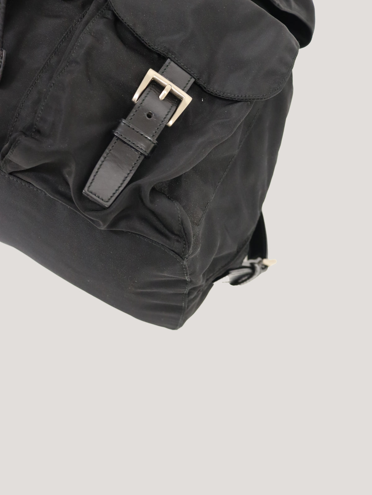 Triangular Logo Nylon Backpack