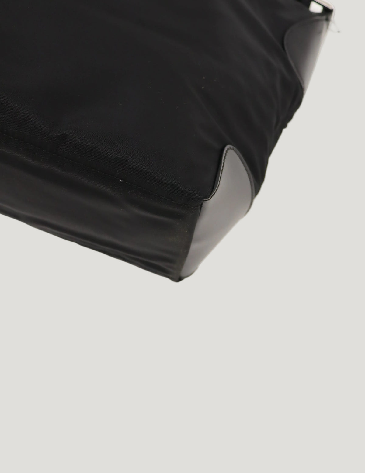 Triangle Logo Hardware Nylon Shoulder Bag