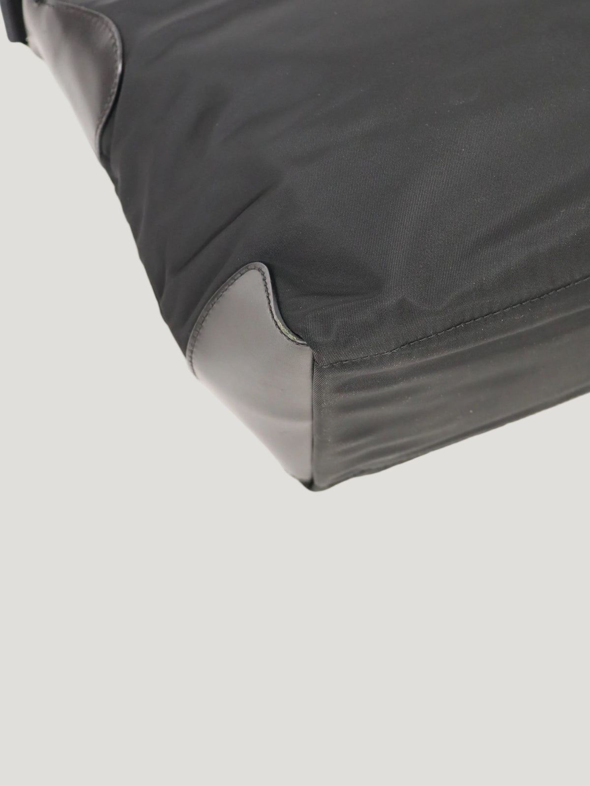Triangle Logo Hardware Nylon Shoulder Bag