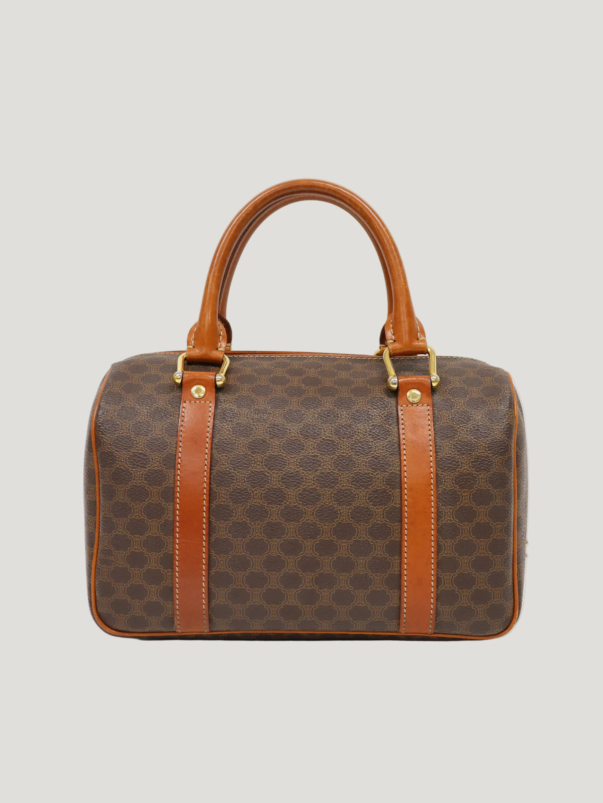 マカダム柄ブラゾン刻印2Wayバッグ