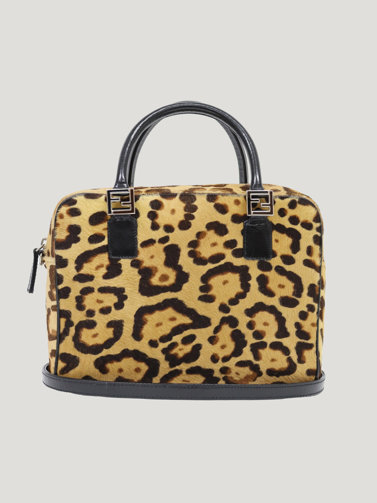 Hair-on hide 2-way bag