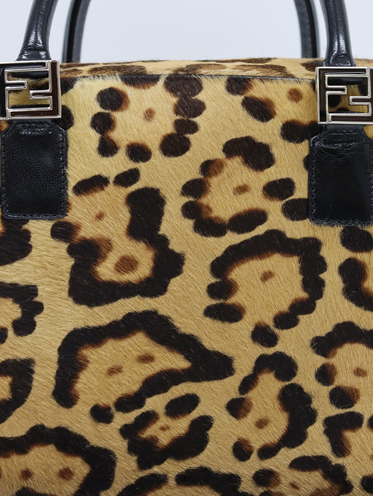 Hair-on hide 2-way bag