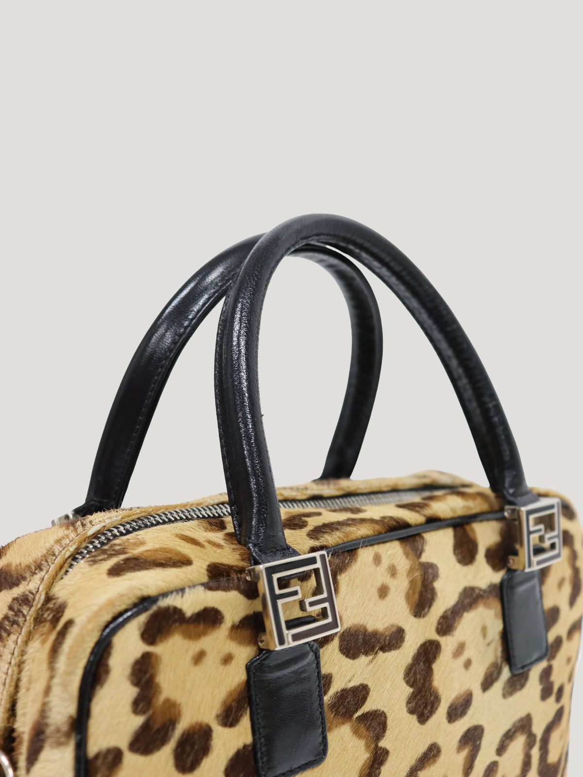 Hair-on hide 2-way bag