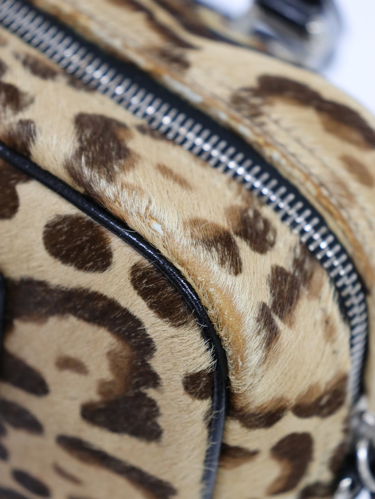 Hair-on hide 2-way bag