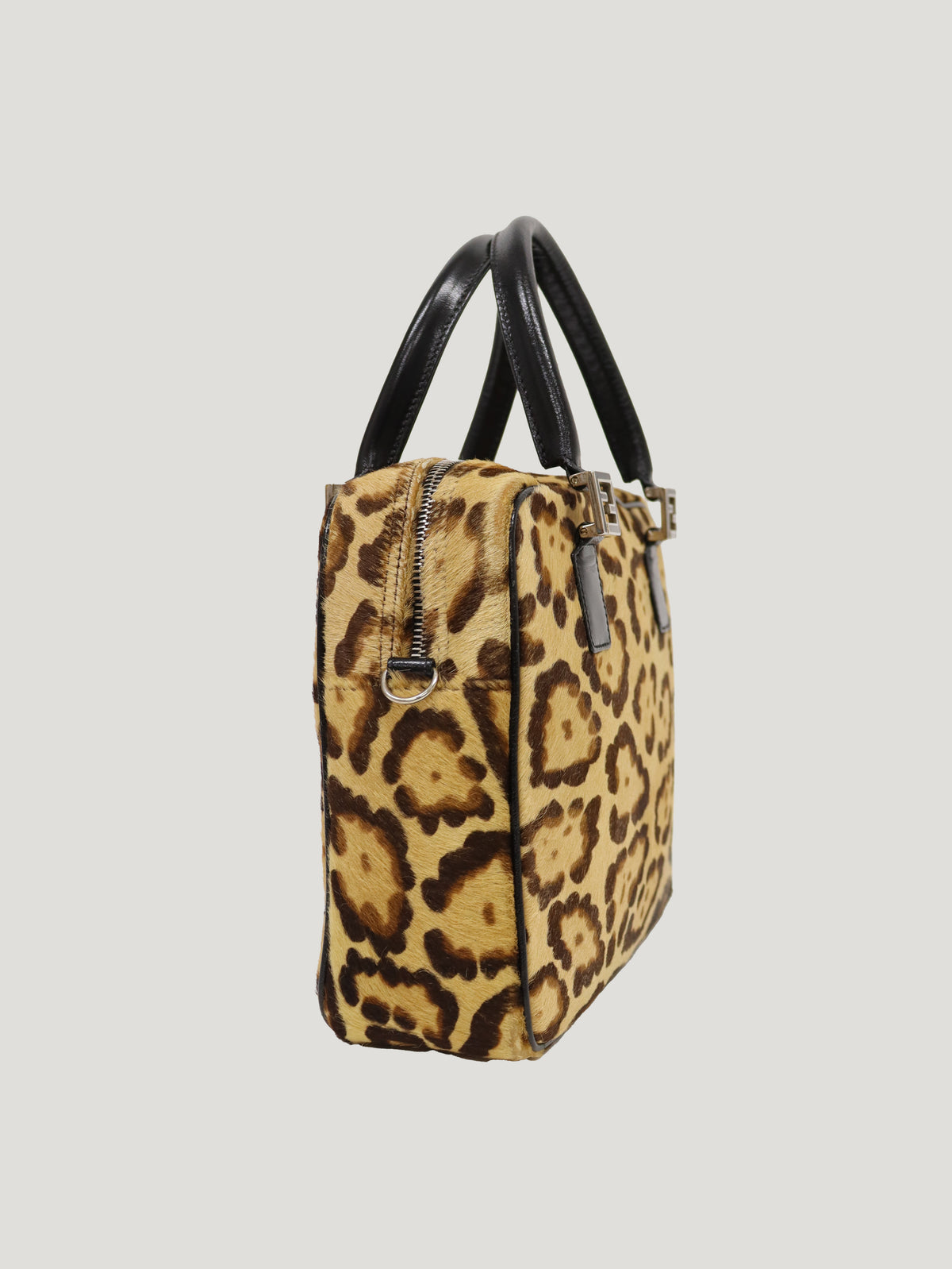 Hair-on hide 2-way bag