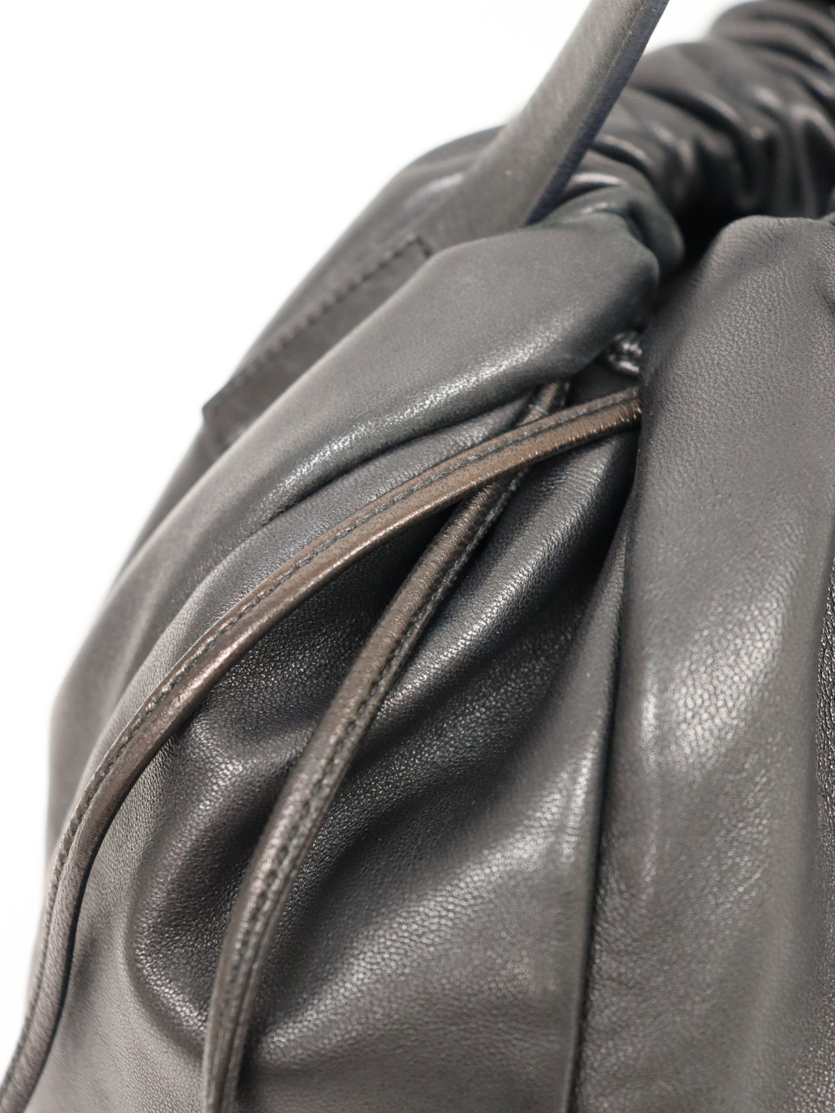 Anagram leather handbag