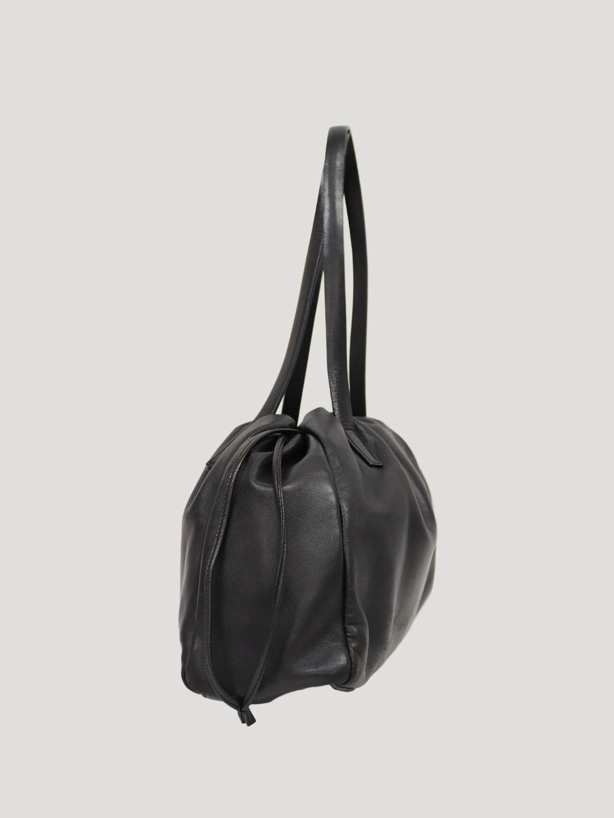 Anagram leather handbag