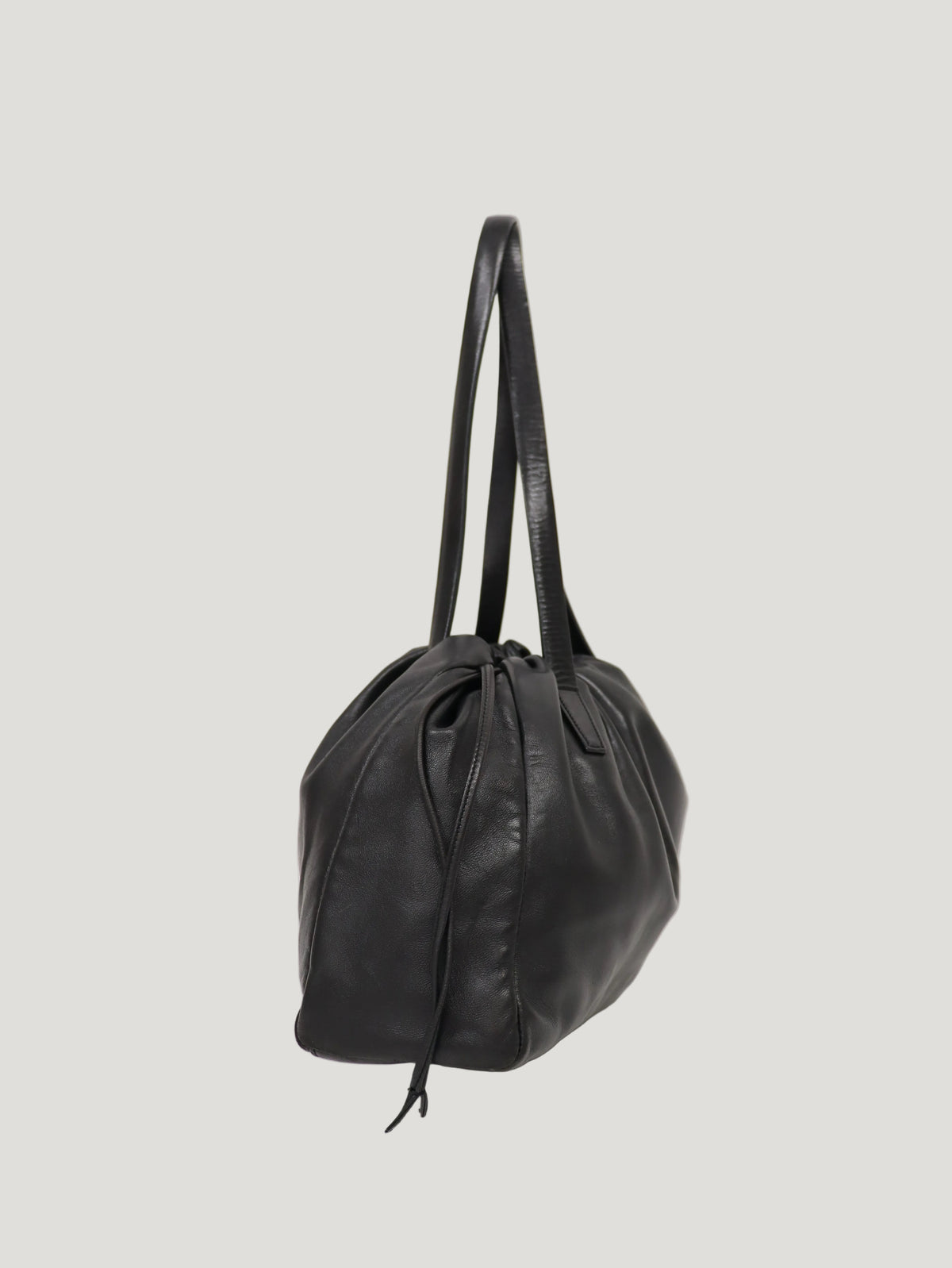 Anagram leather handbag