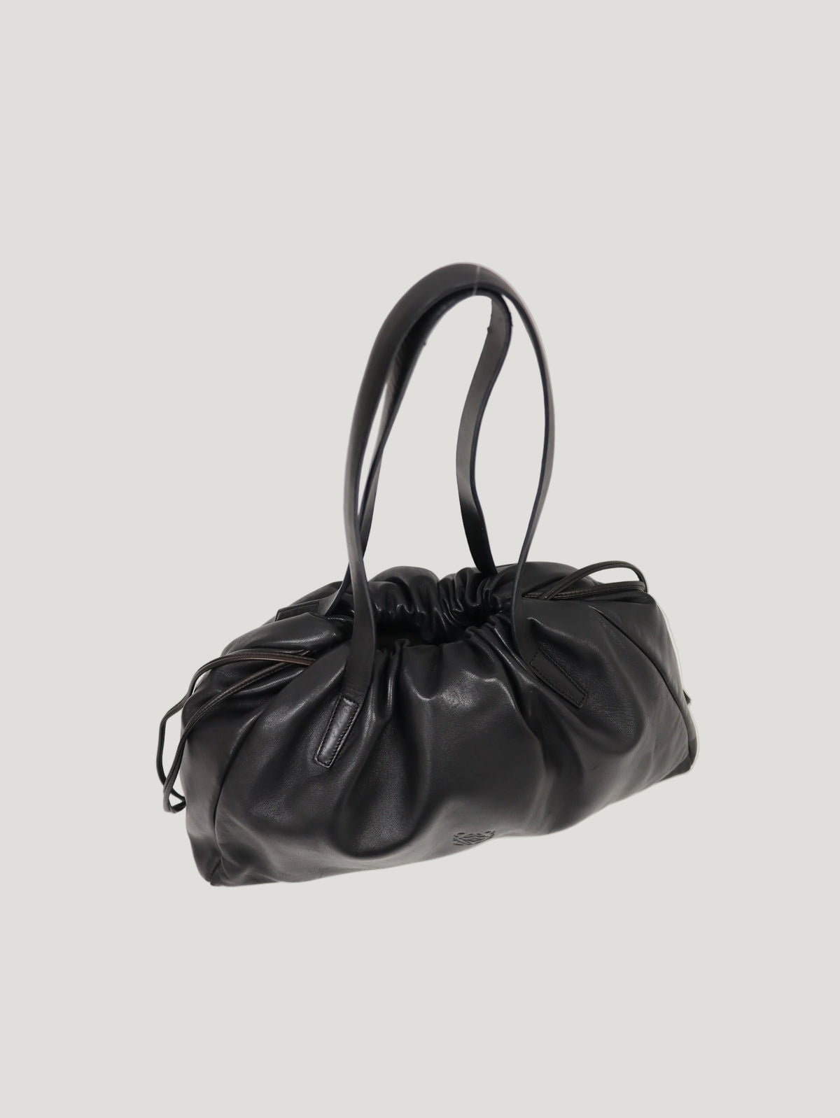 Anagram leather handbag