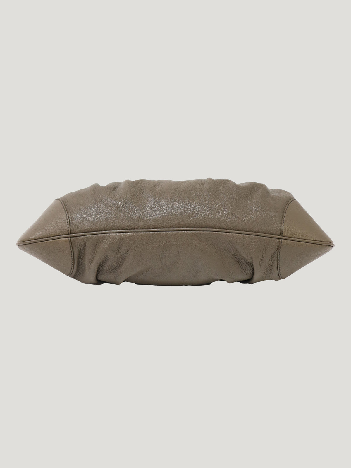 Gancini Clasp Leather Handbag