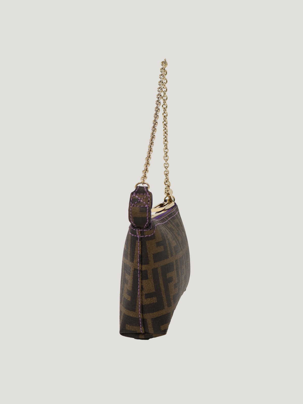 Zucca print chain one-shoulder bag