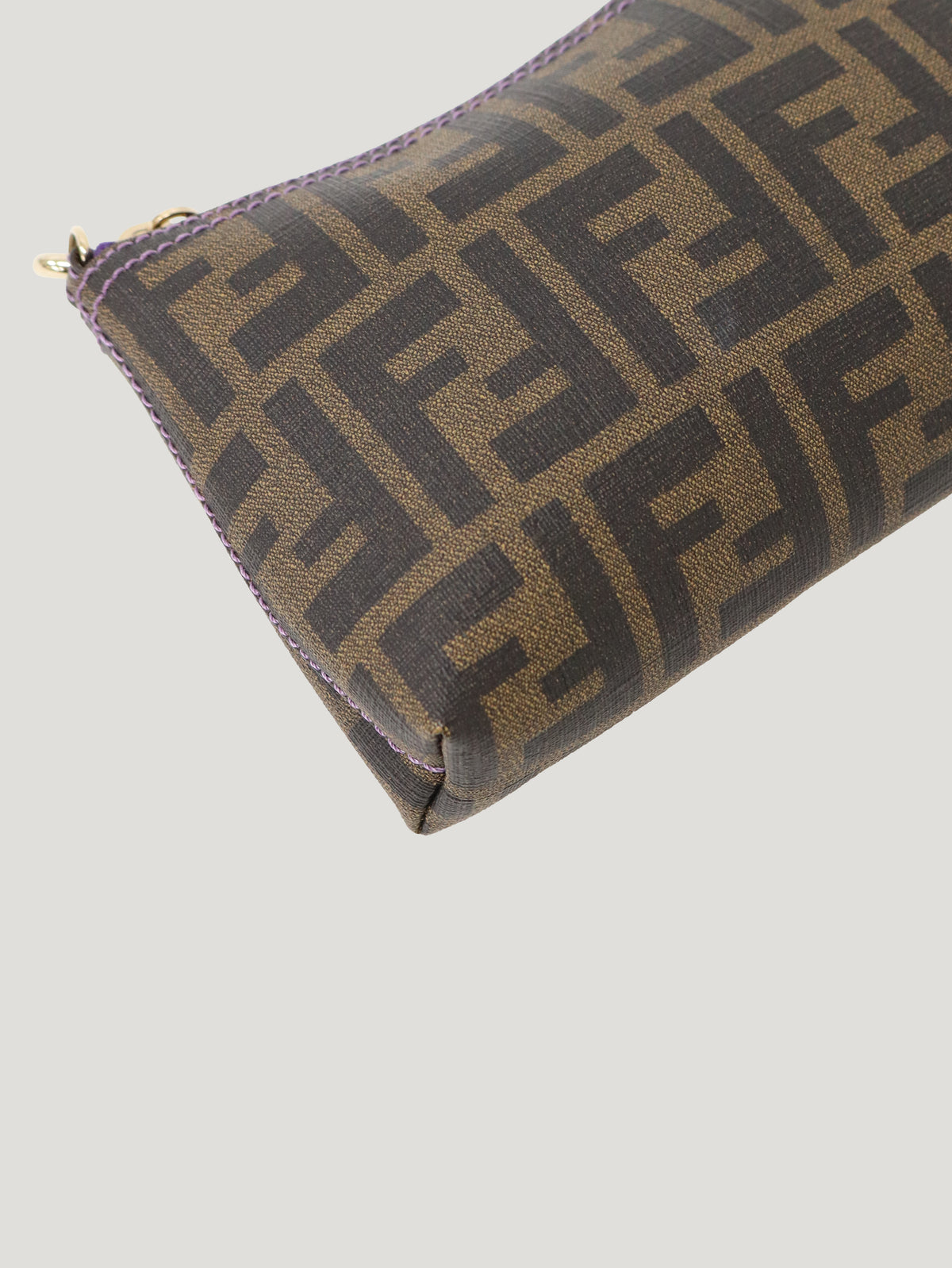 Zucca print chain one-shoulder bag