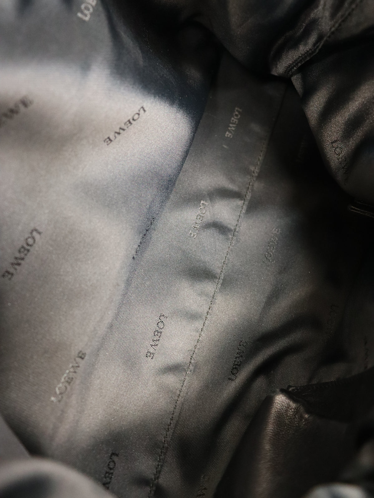 Anagram leather handbag