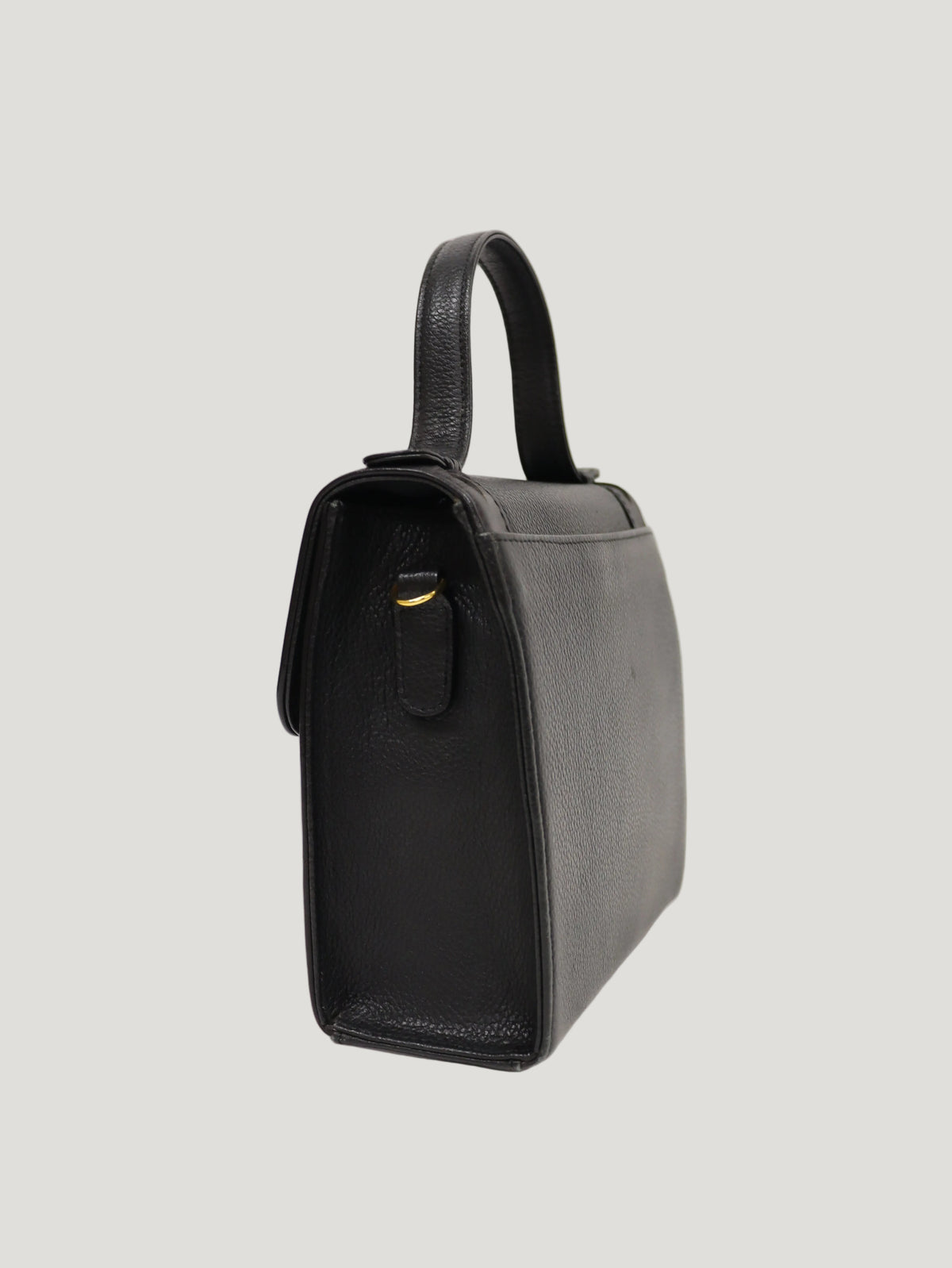 ロゴ金具レザー2Wayバッグ