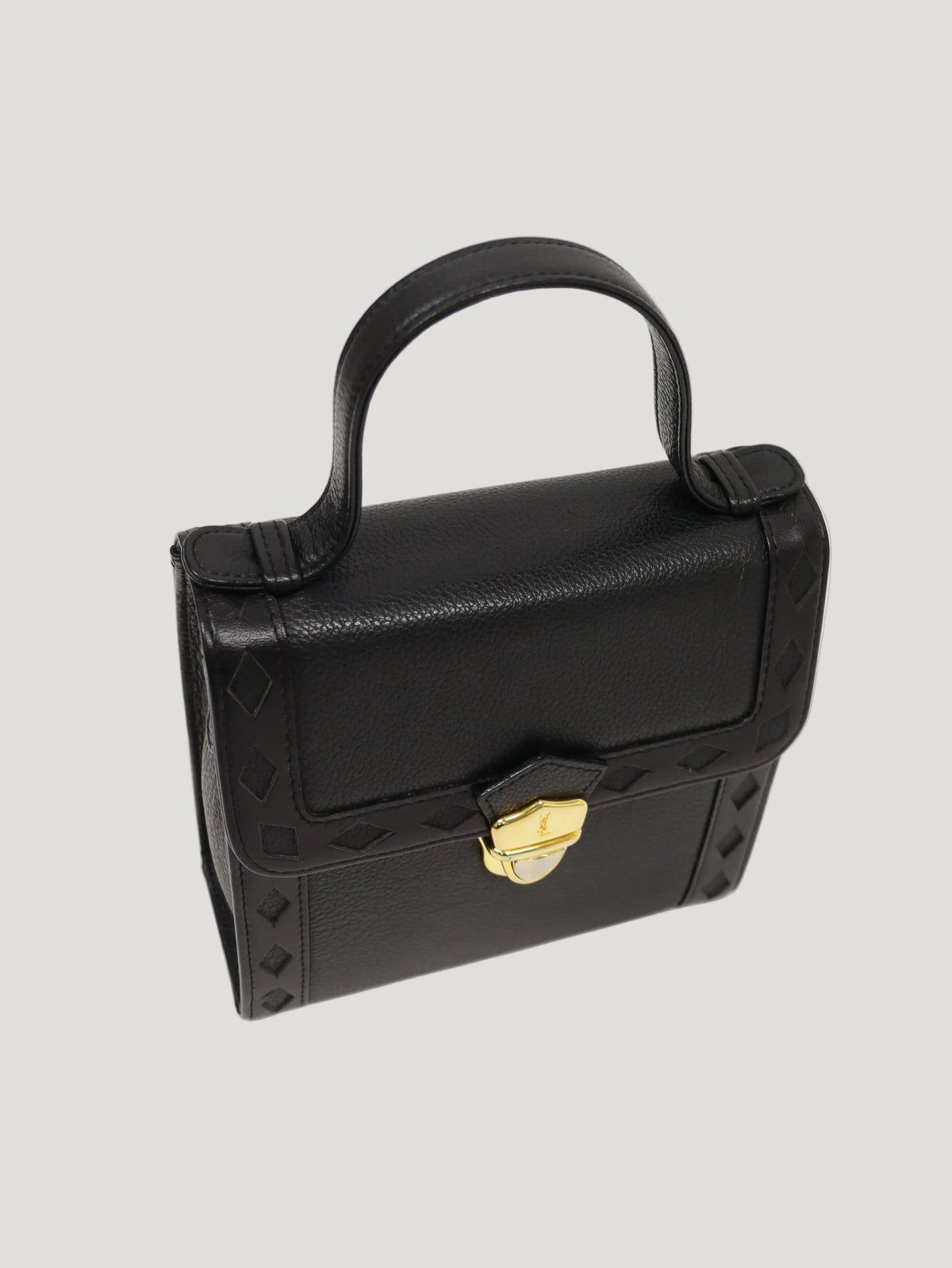 ロゴ金具レザー2Wayバッグ