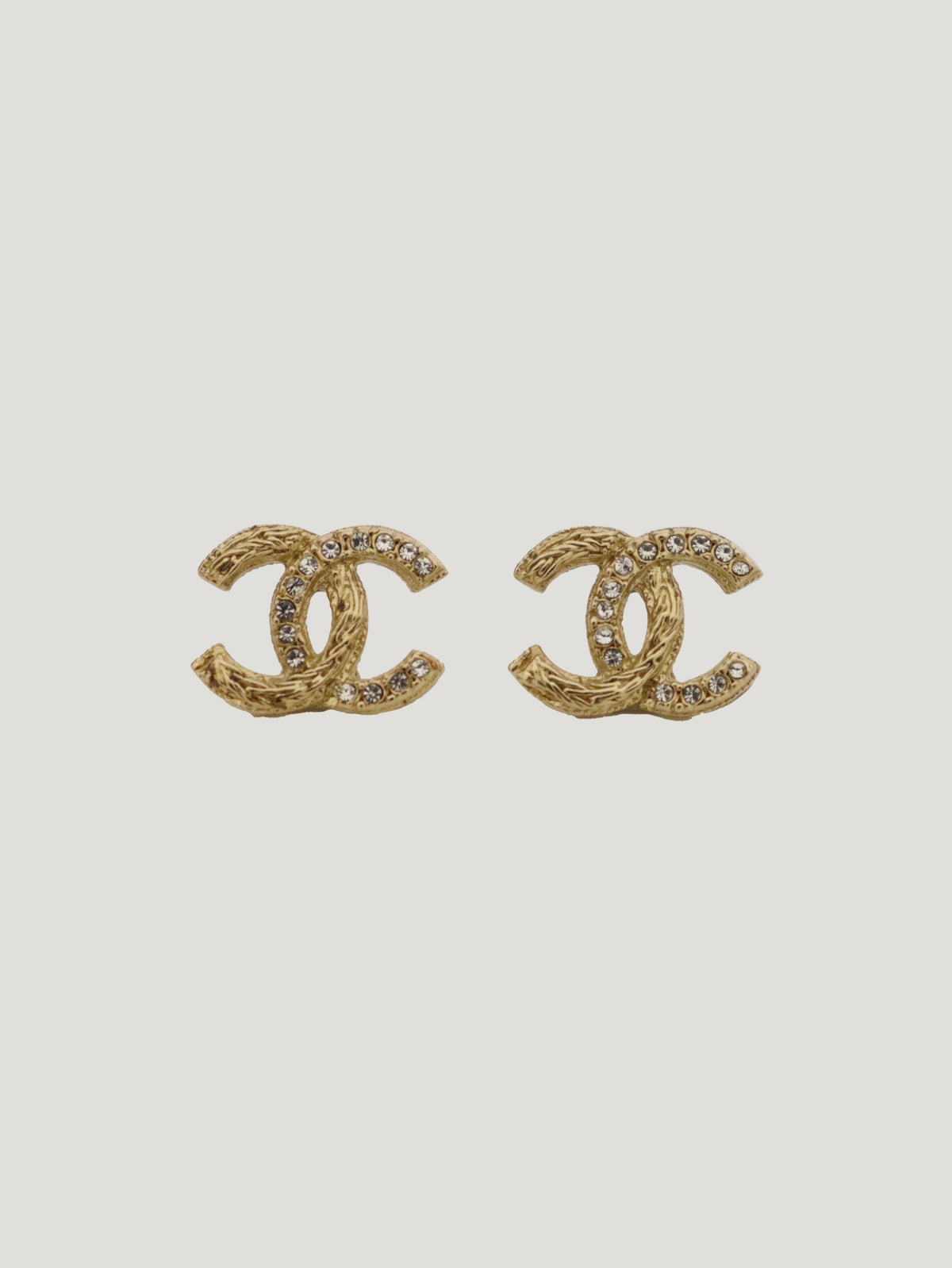 COCOラインストーンピアス