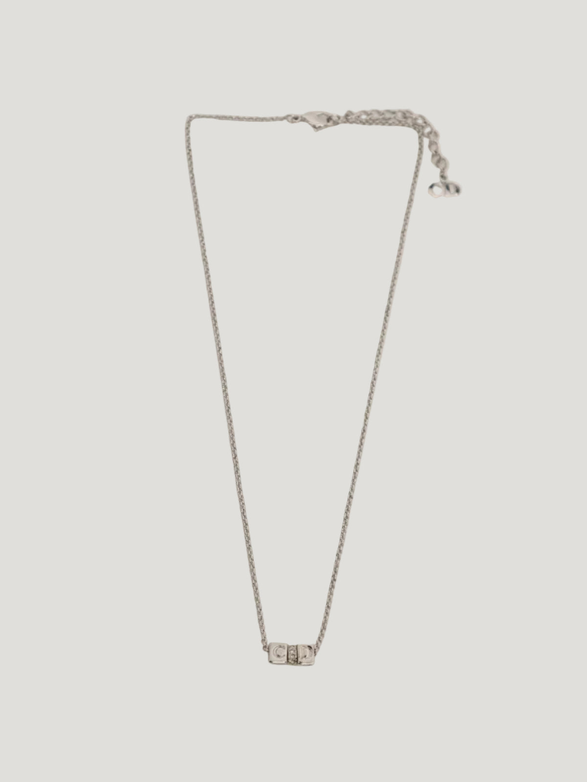 ロゴキューブネックレス　