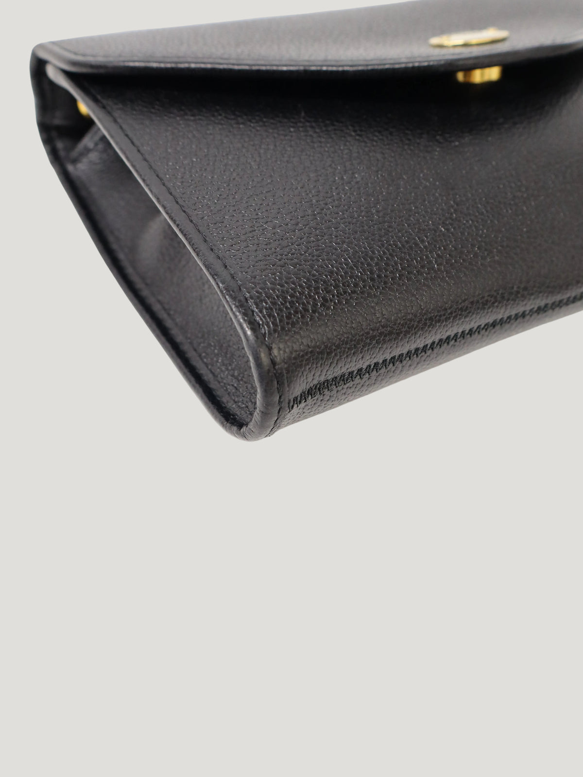 CD Logo Leather Chain Shoulder Bag