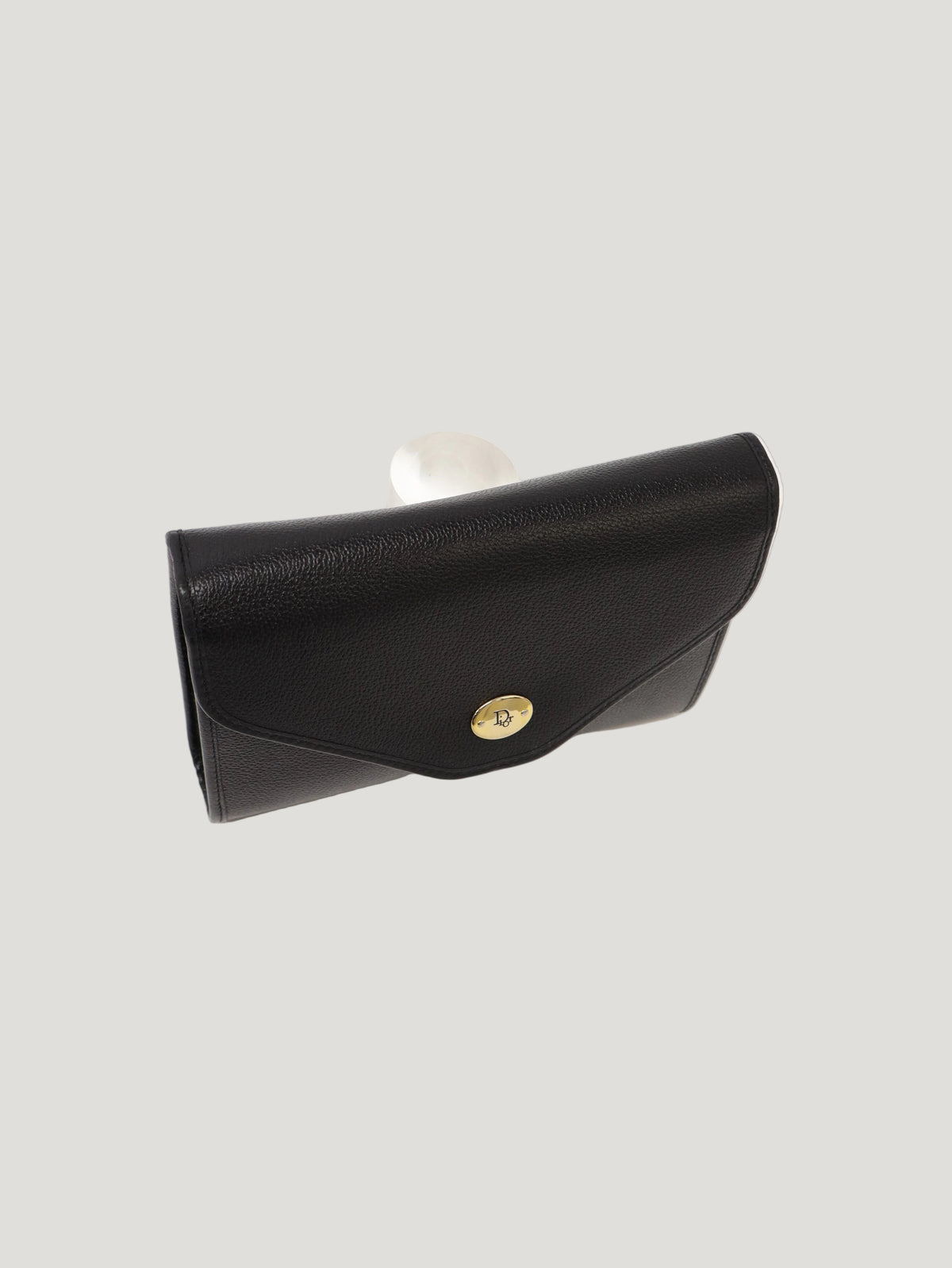 CD Logo Leather Chain Shoulder Bag