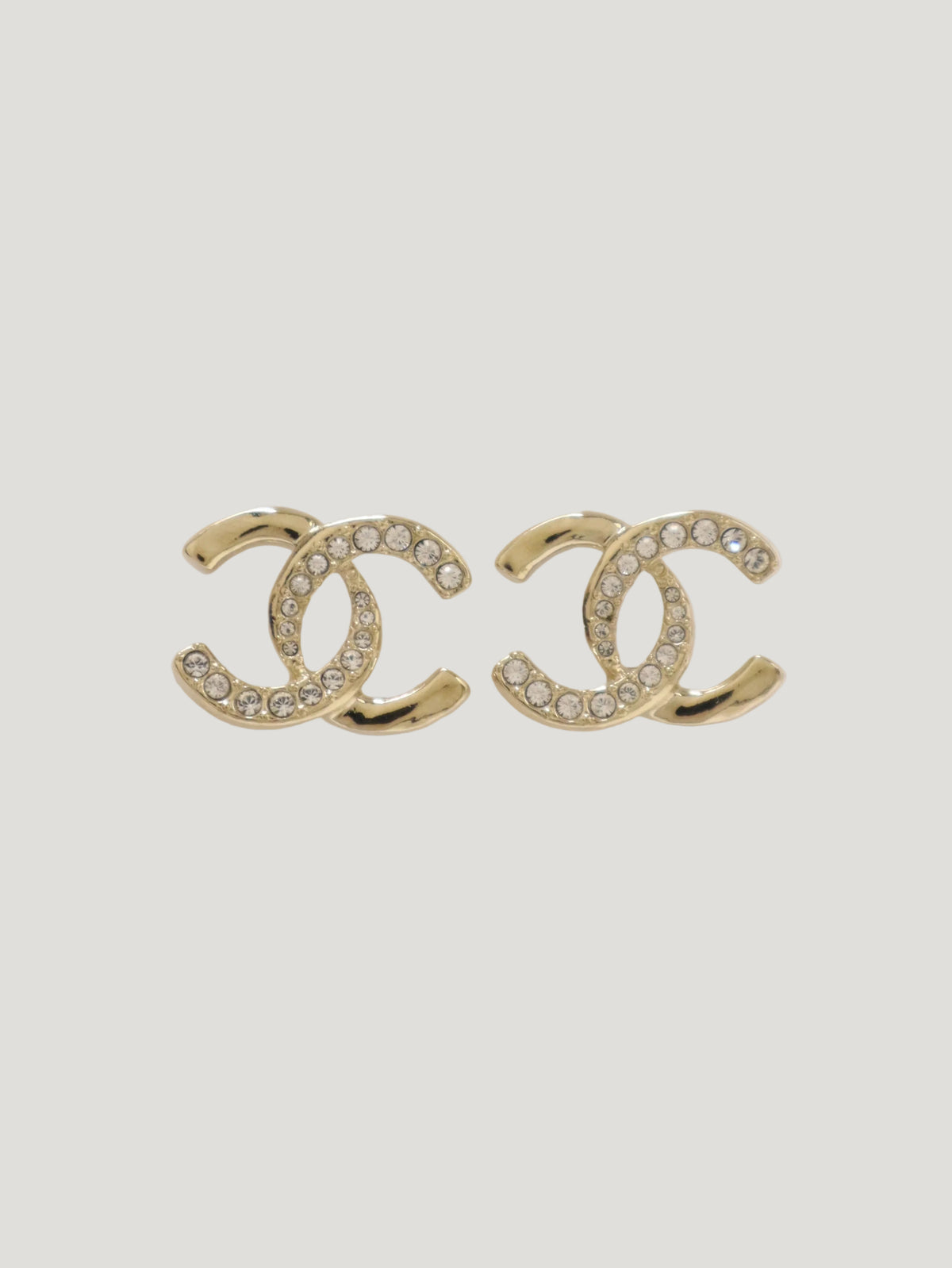 COCOラインストーンピアス