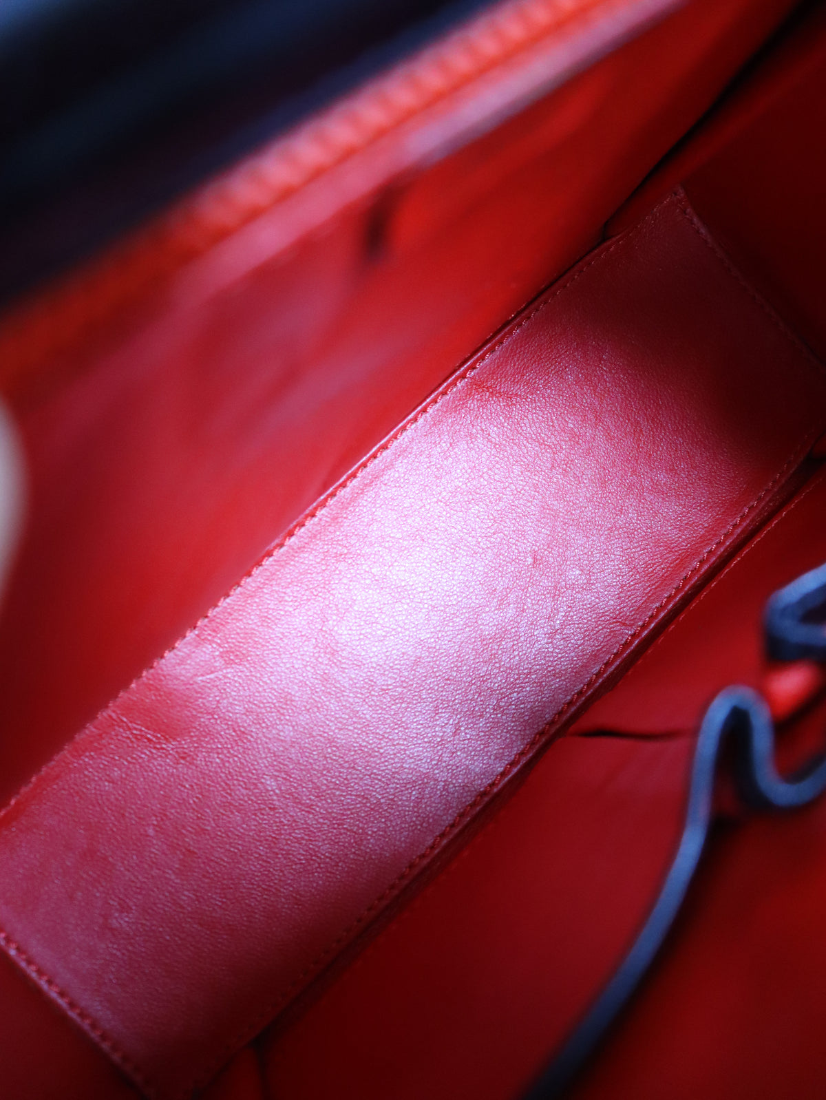 Logo Turn-Lock Leather 2-Way Bag