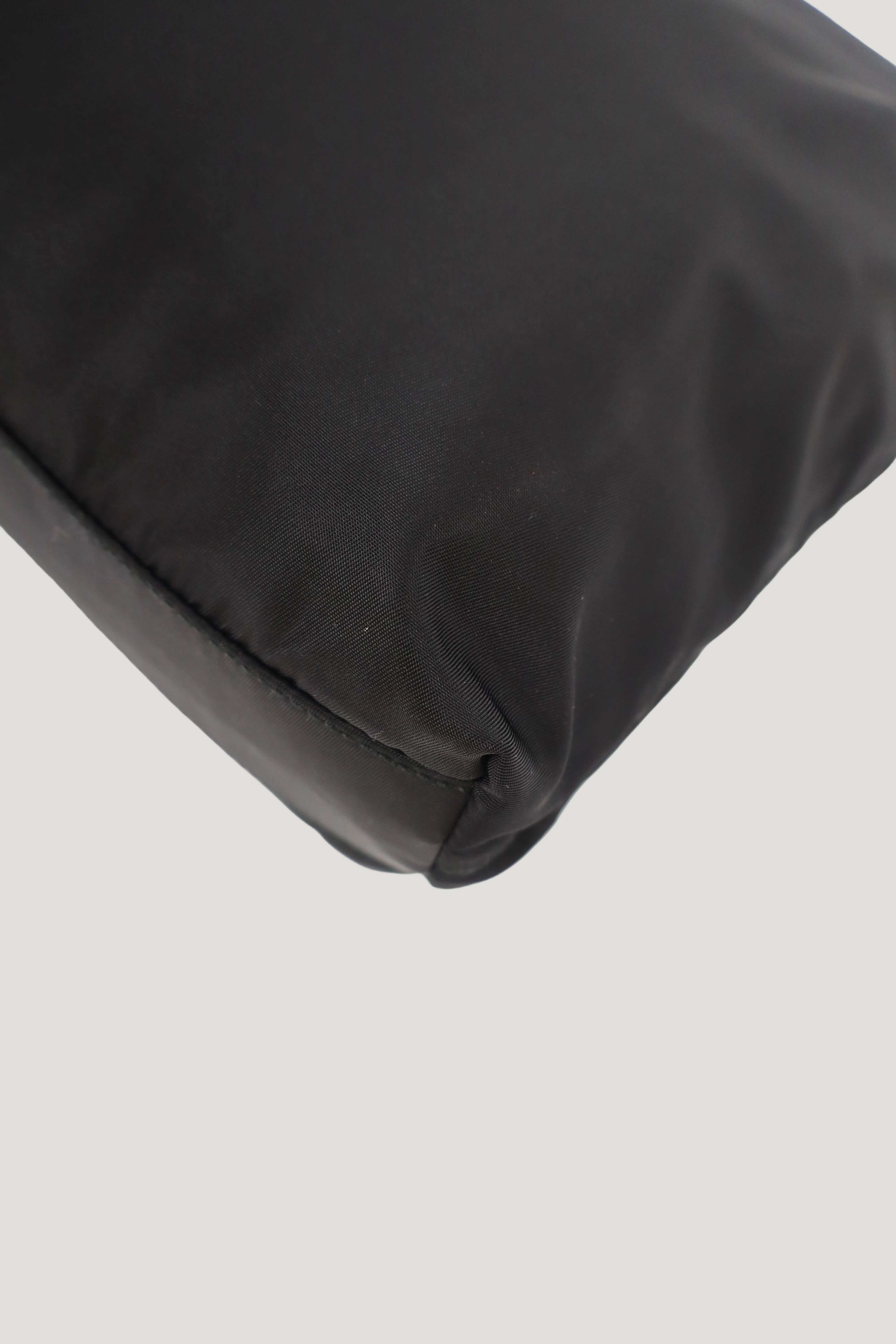 Triangle Logo Hardware Nylon Tote Bag