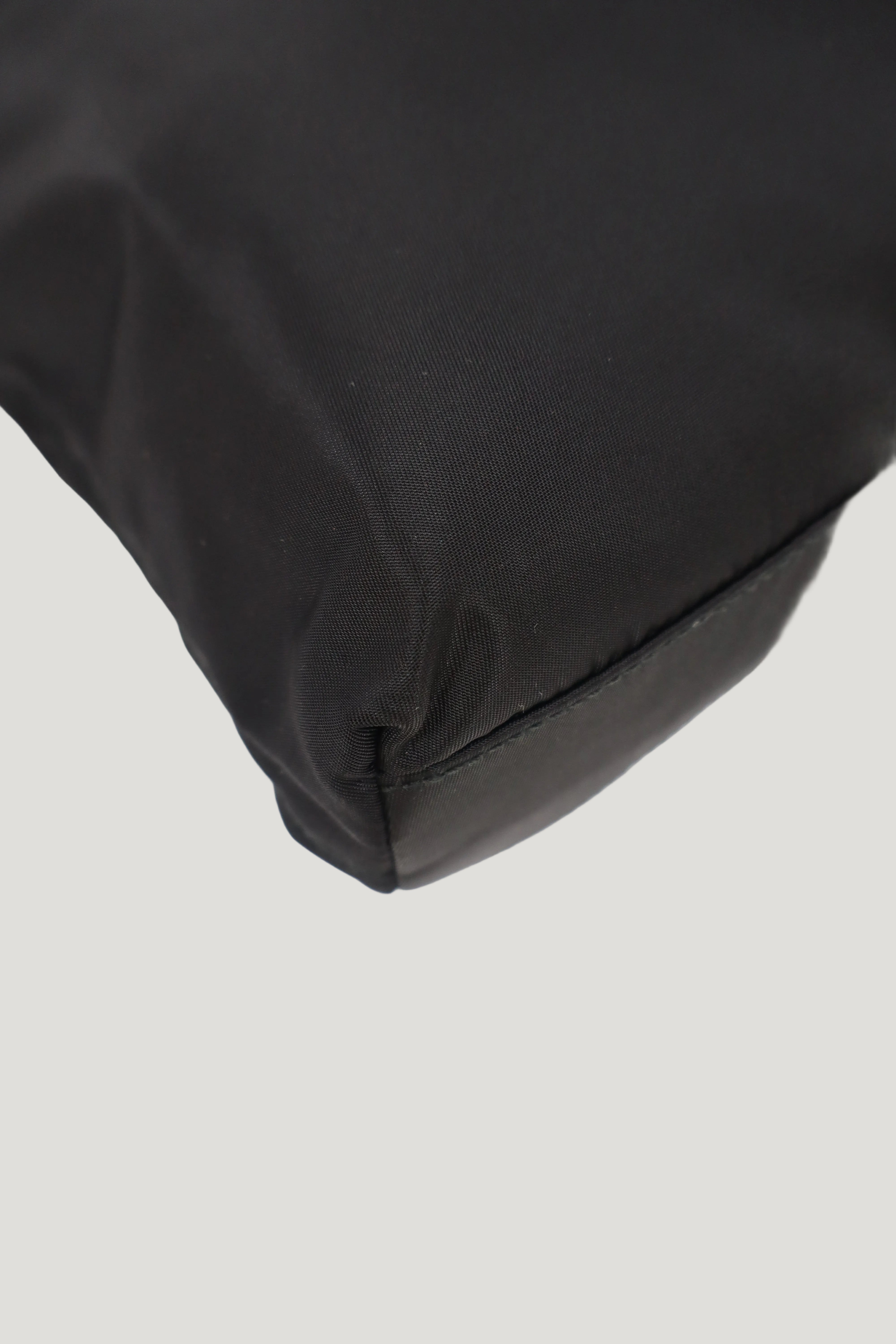 Triangle Logo Hardware Nylon Tote Bag