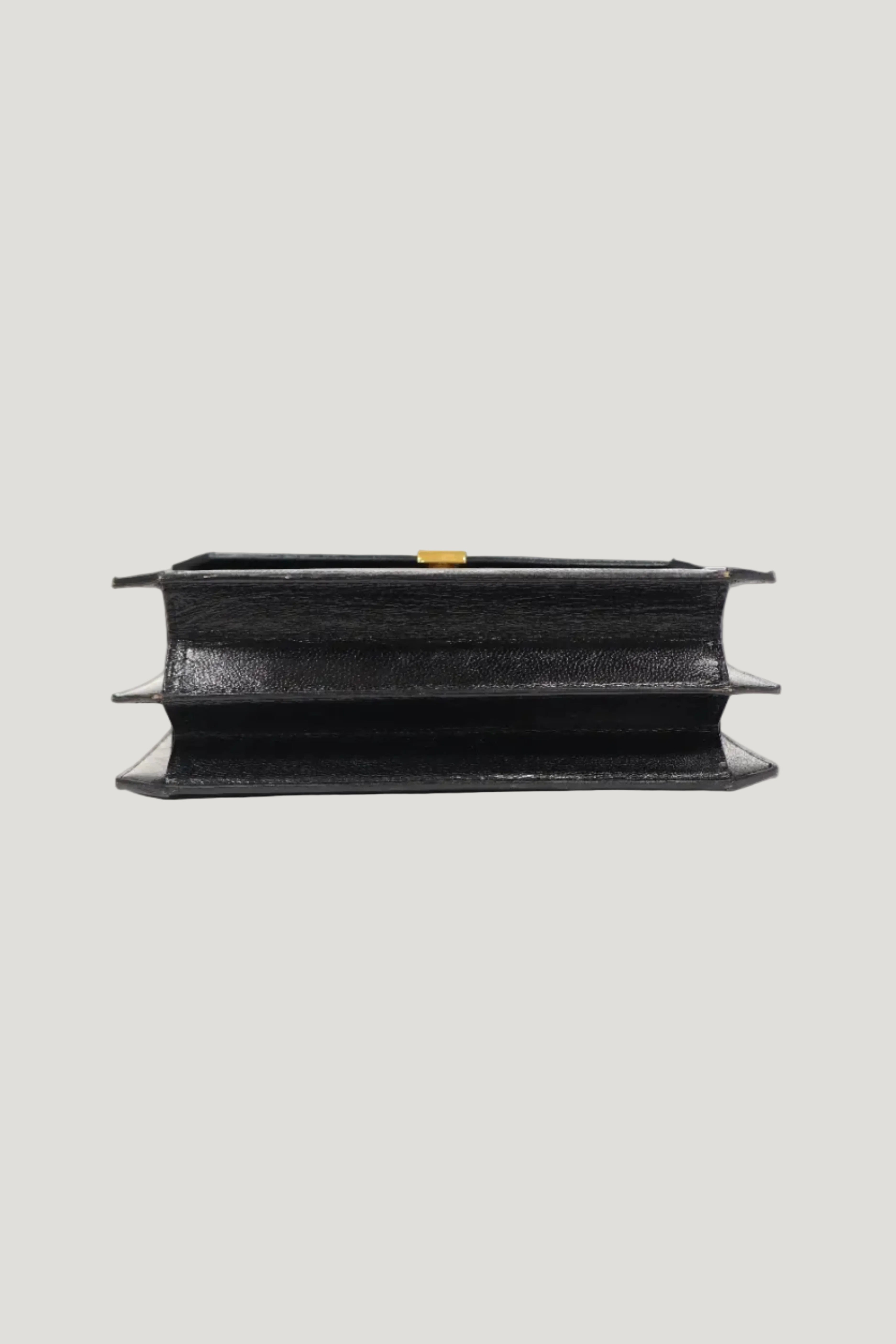 Logo Hardware Lizard Leather One-Shoulder Bag