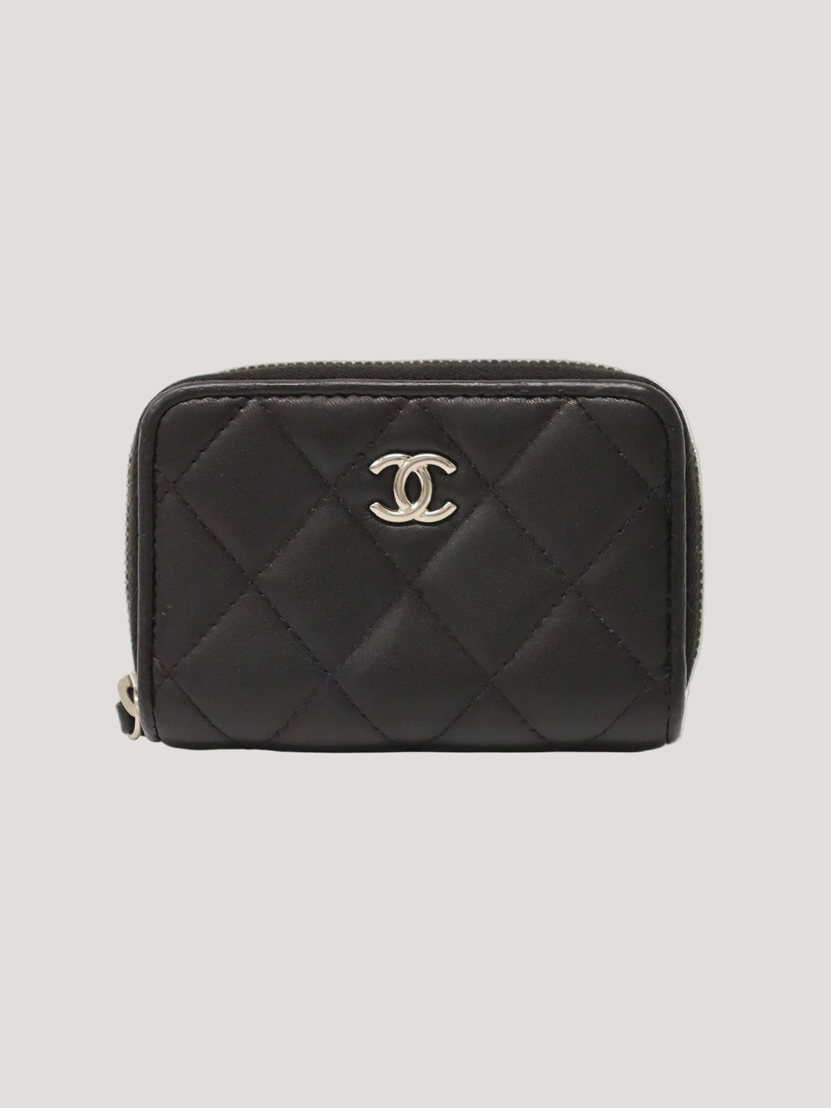 Lambskin card case